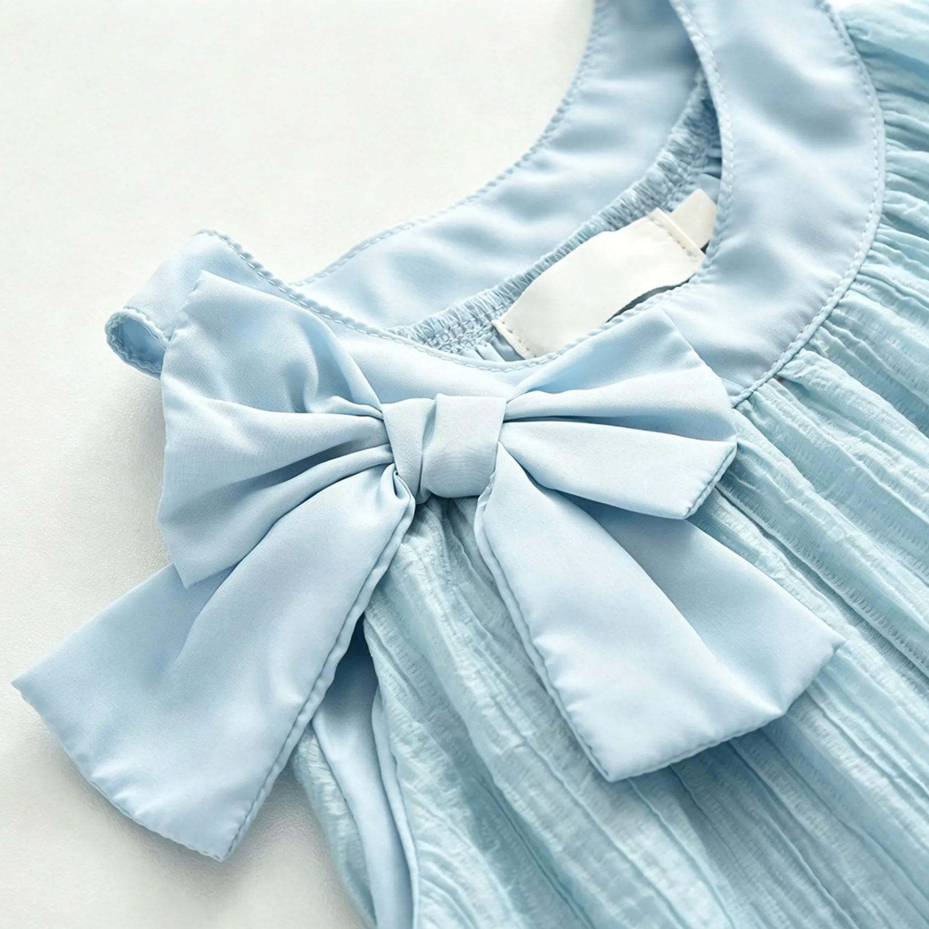 [Copy]Kid Girls Sweet Pink Bow Sleeveless Tulle Dress