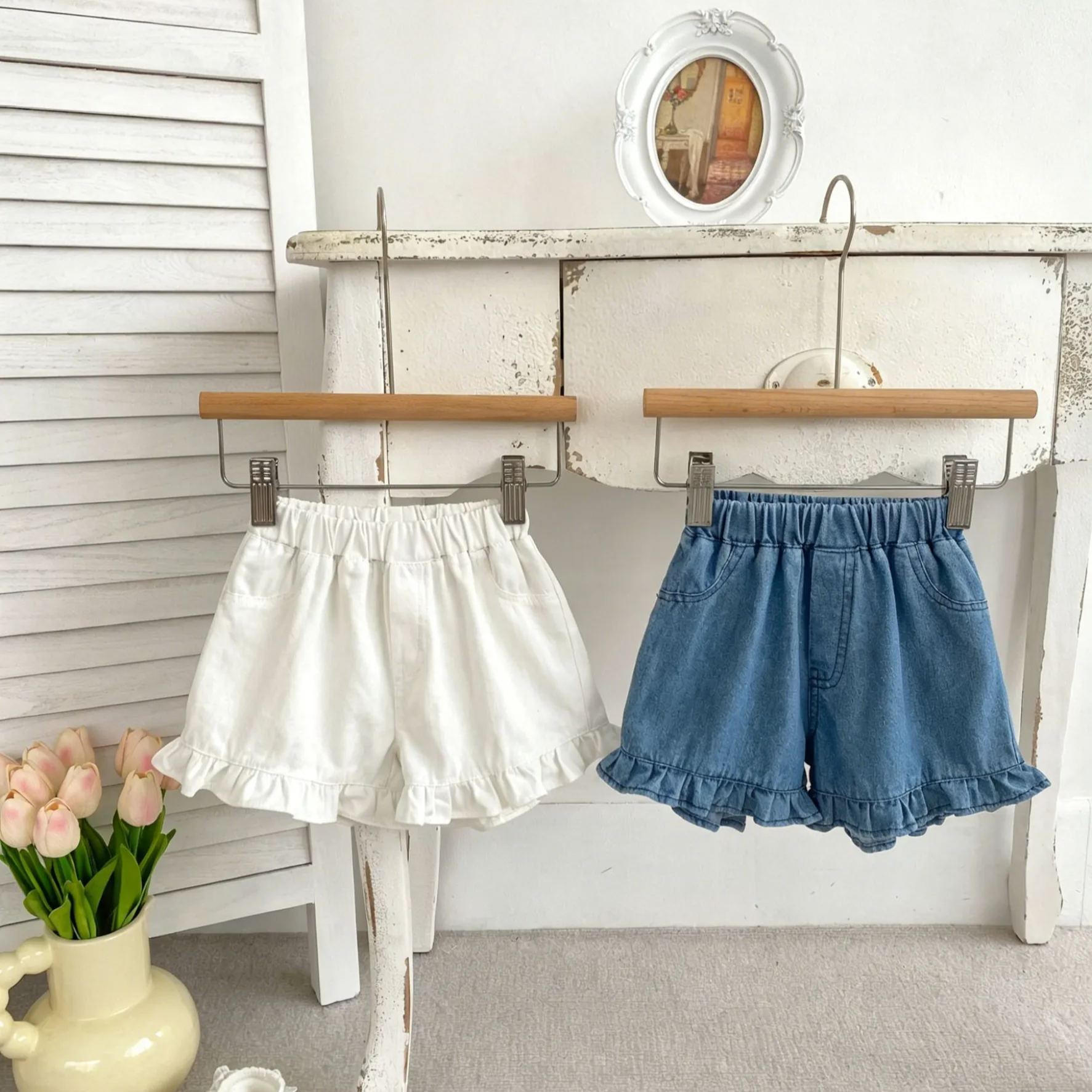 Baby Sweet And Casual Denim Shorts