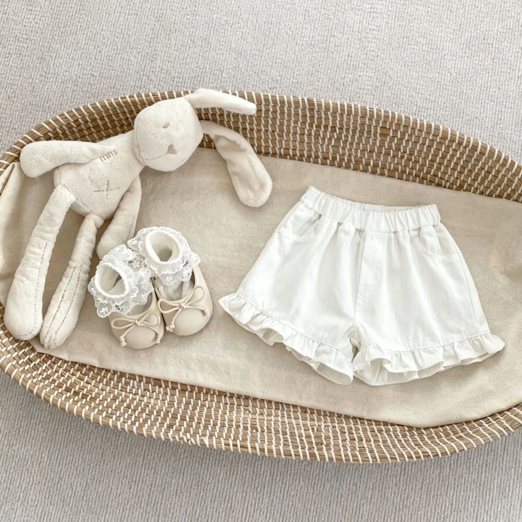 Baby Sweet And Casual Denim Shorts