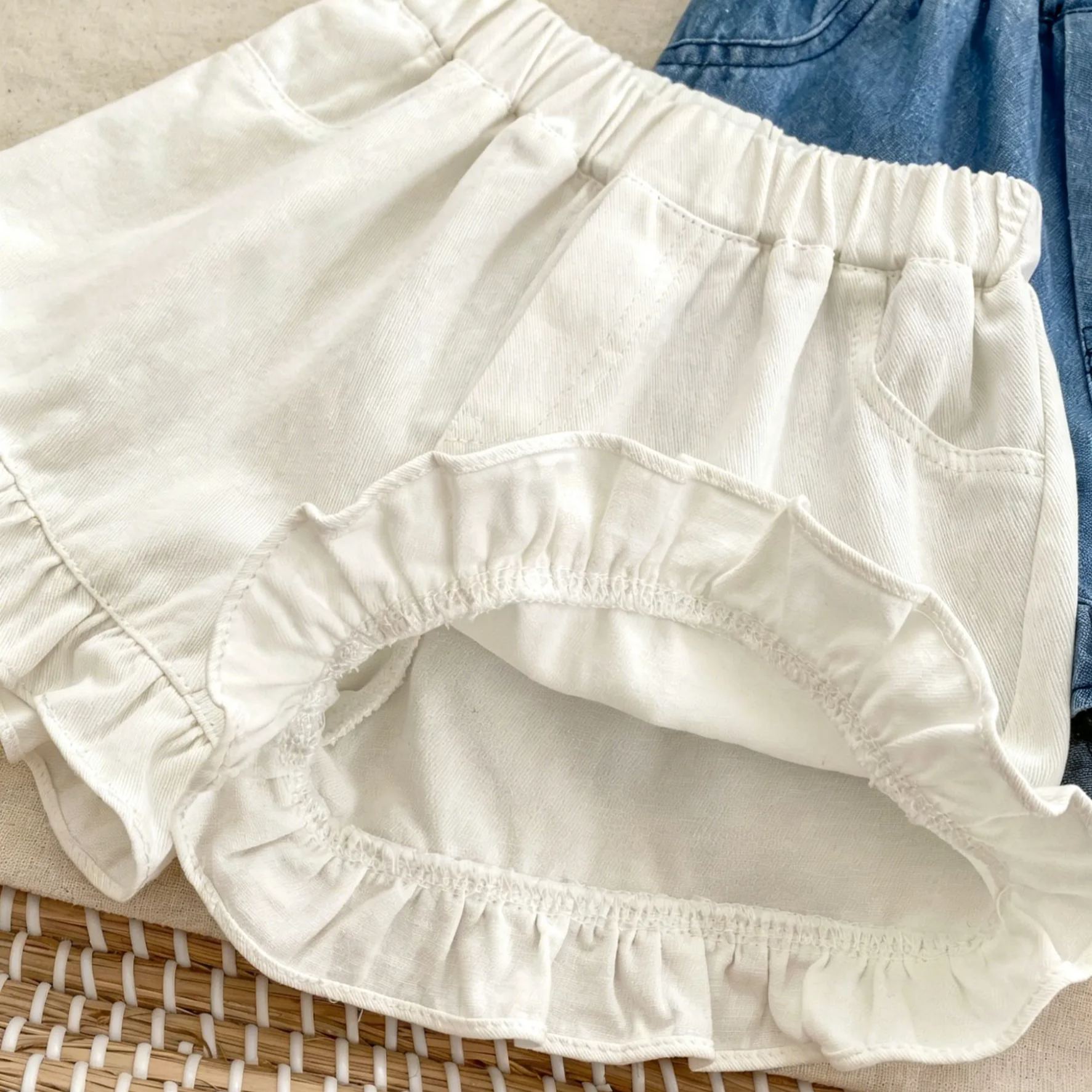 Baby Sweet And Casual Denim Shorts
