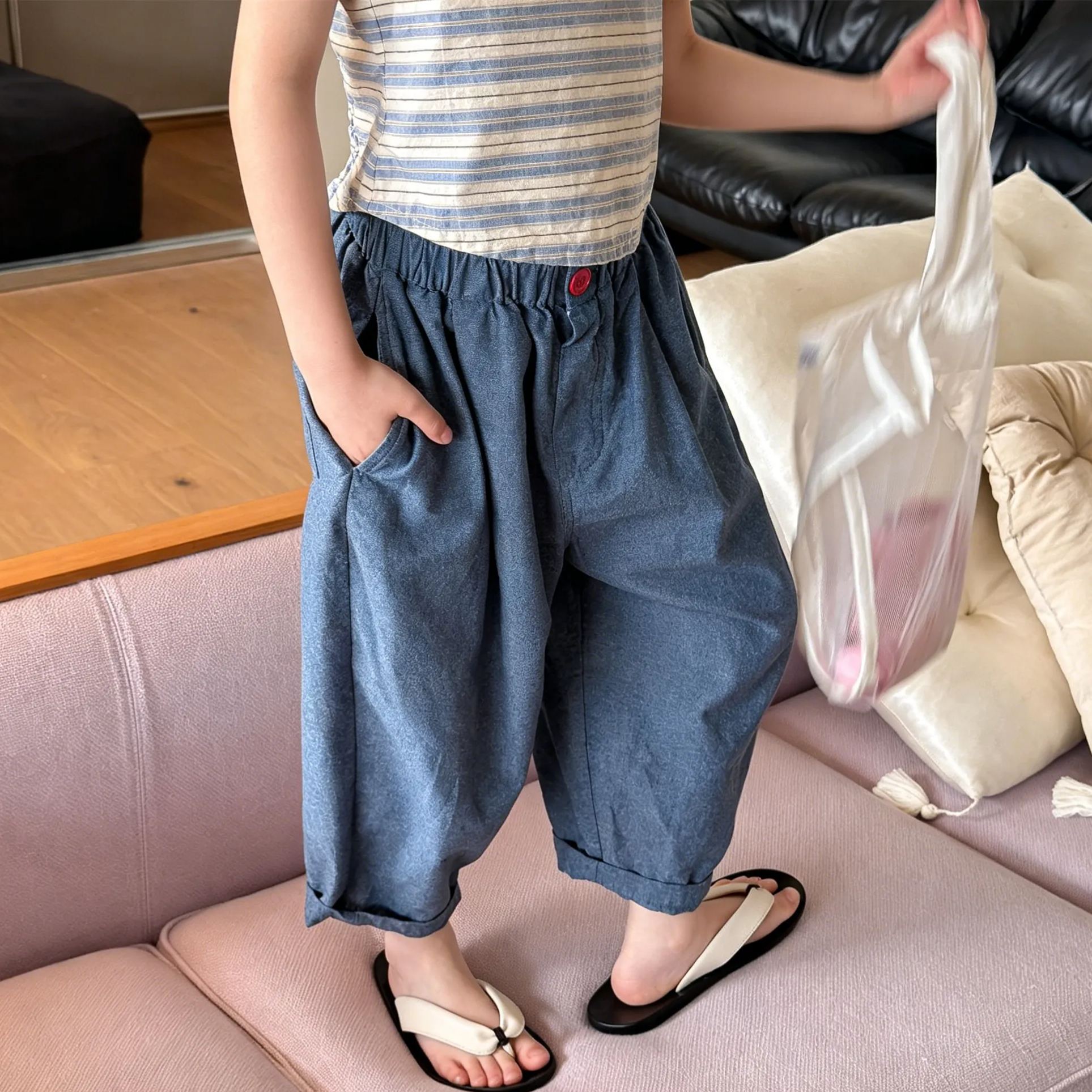 Kids Stripe or Denim Pants