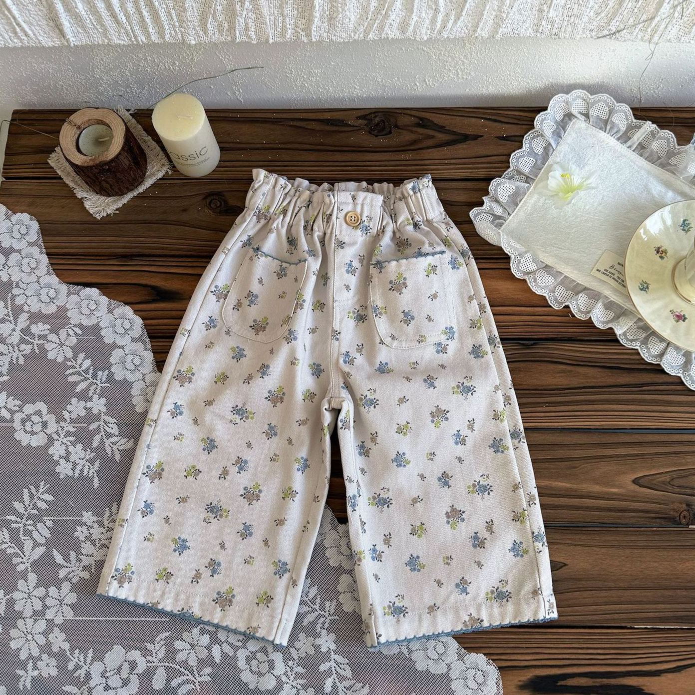 Baby& Kid Floral Pants