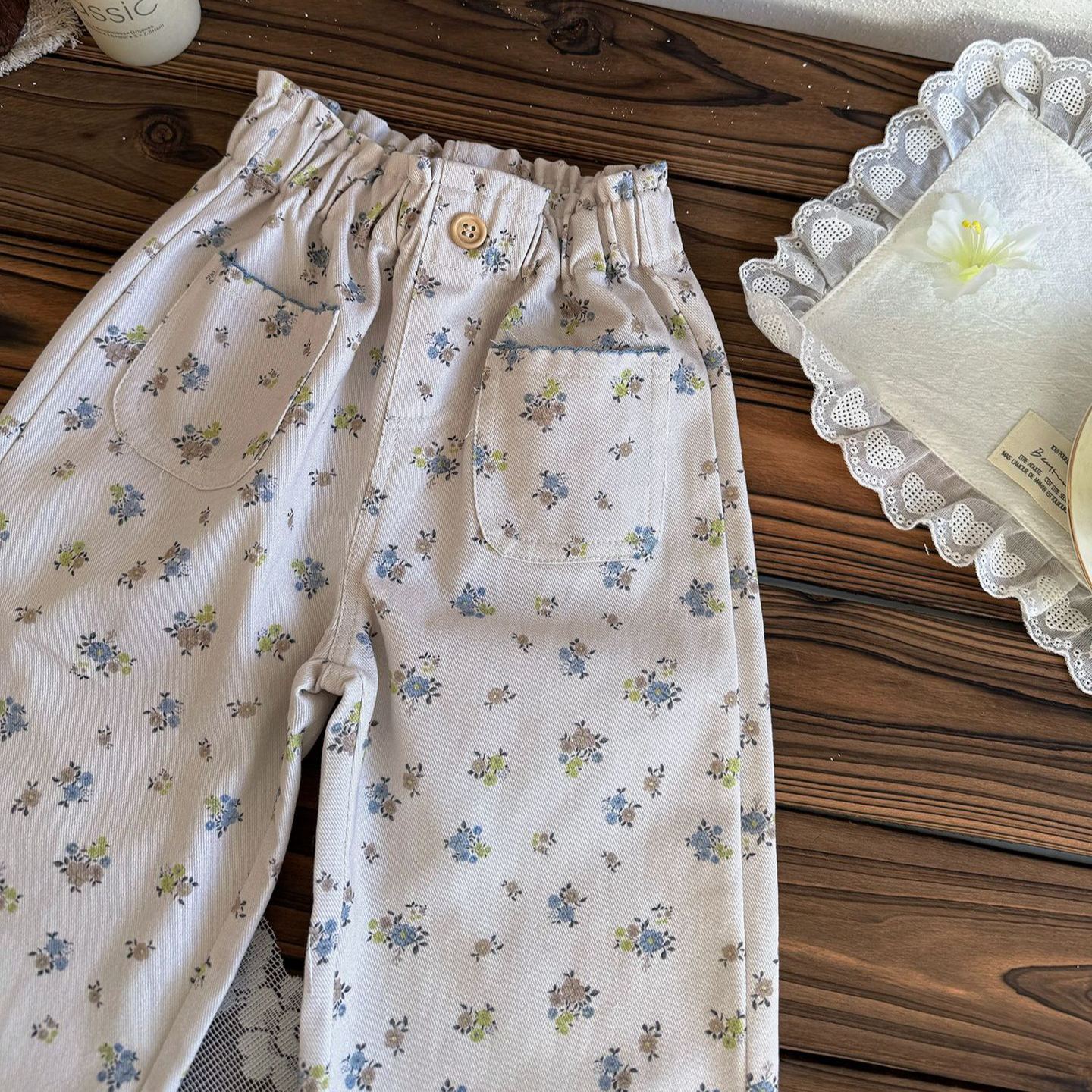 Baby& Kid Floral Pants