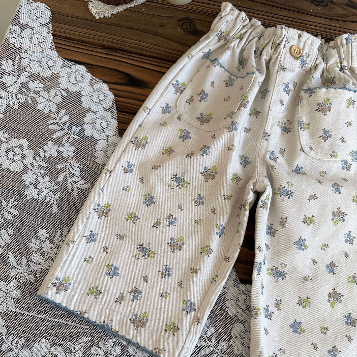 Baby& Kid Floral Pants