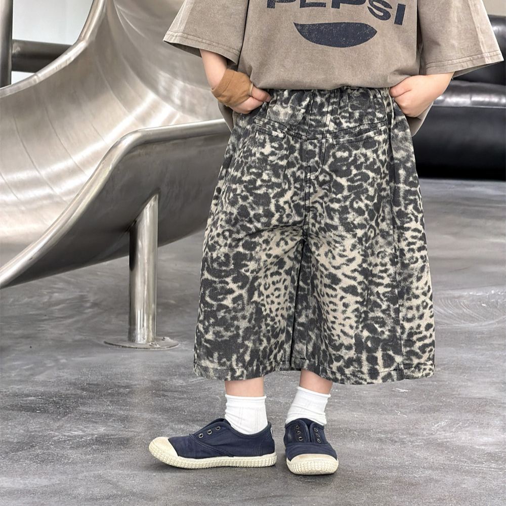 Baby& Kid Leopard Print Loose Pants