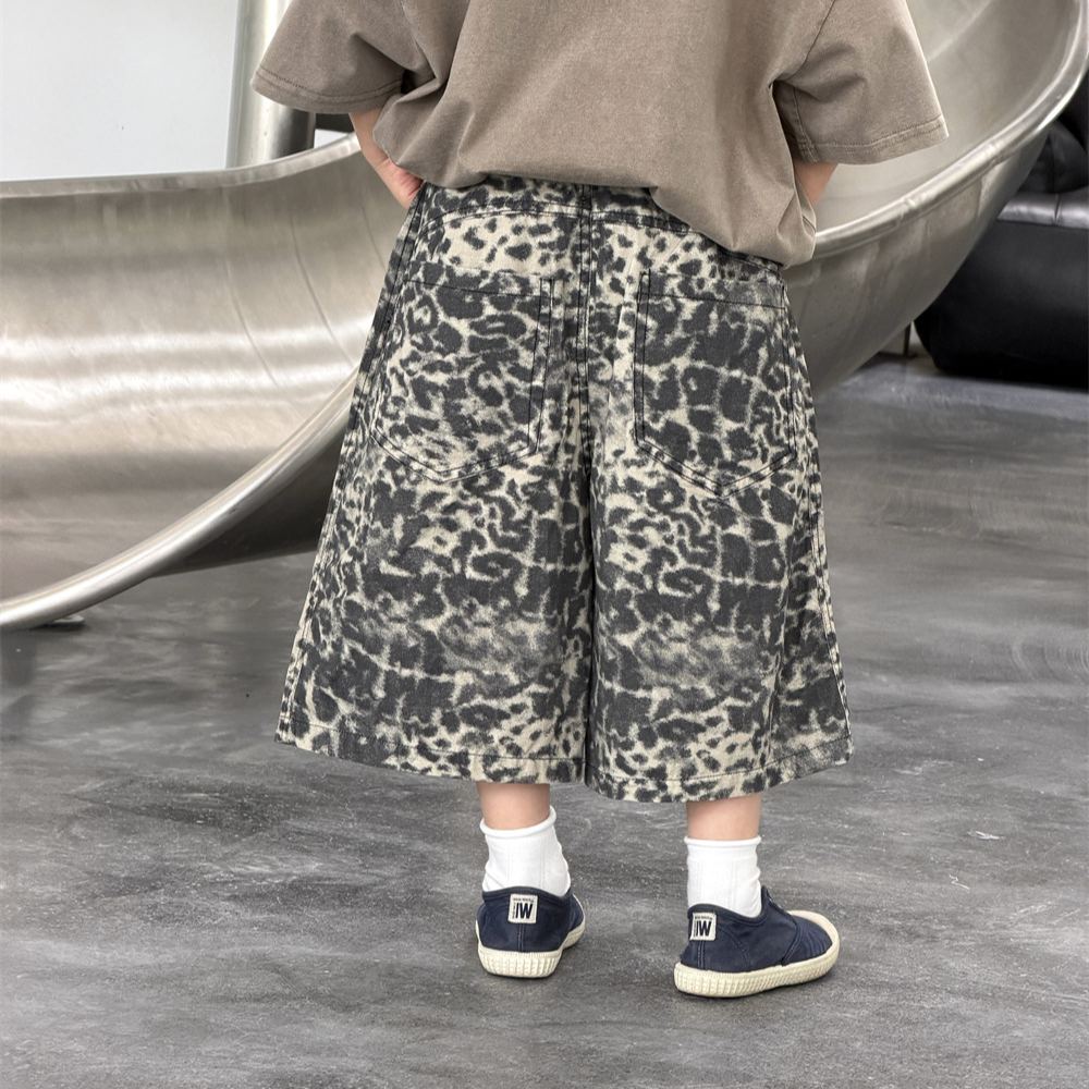 Baby& Kid Leopard Print Loose Pants