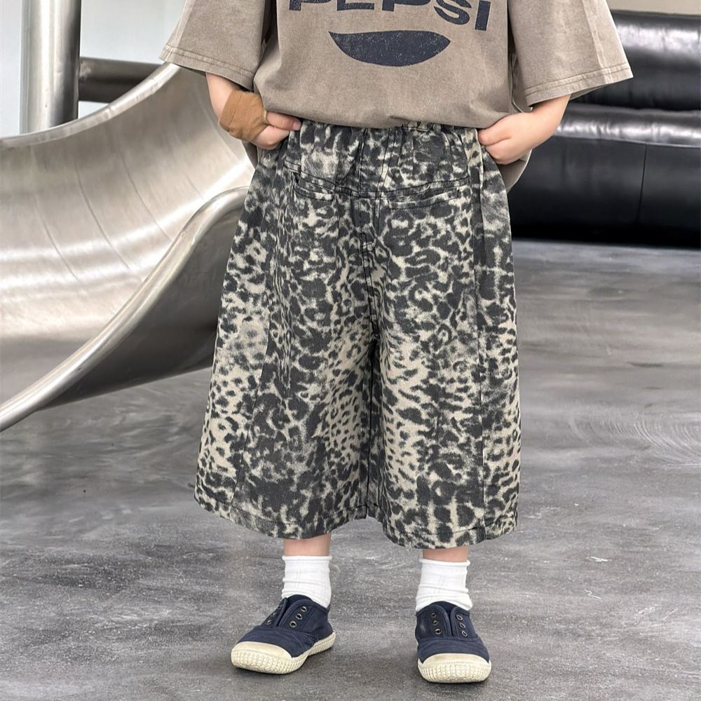 Baby& Kid Leopard Print Loose Pants