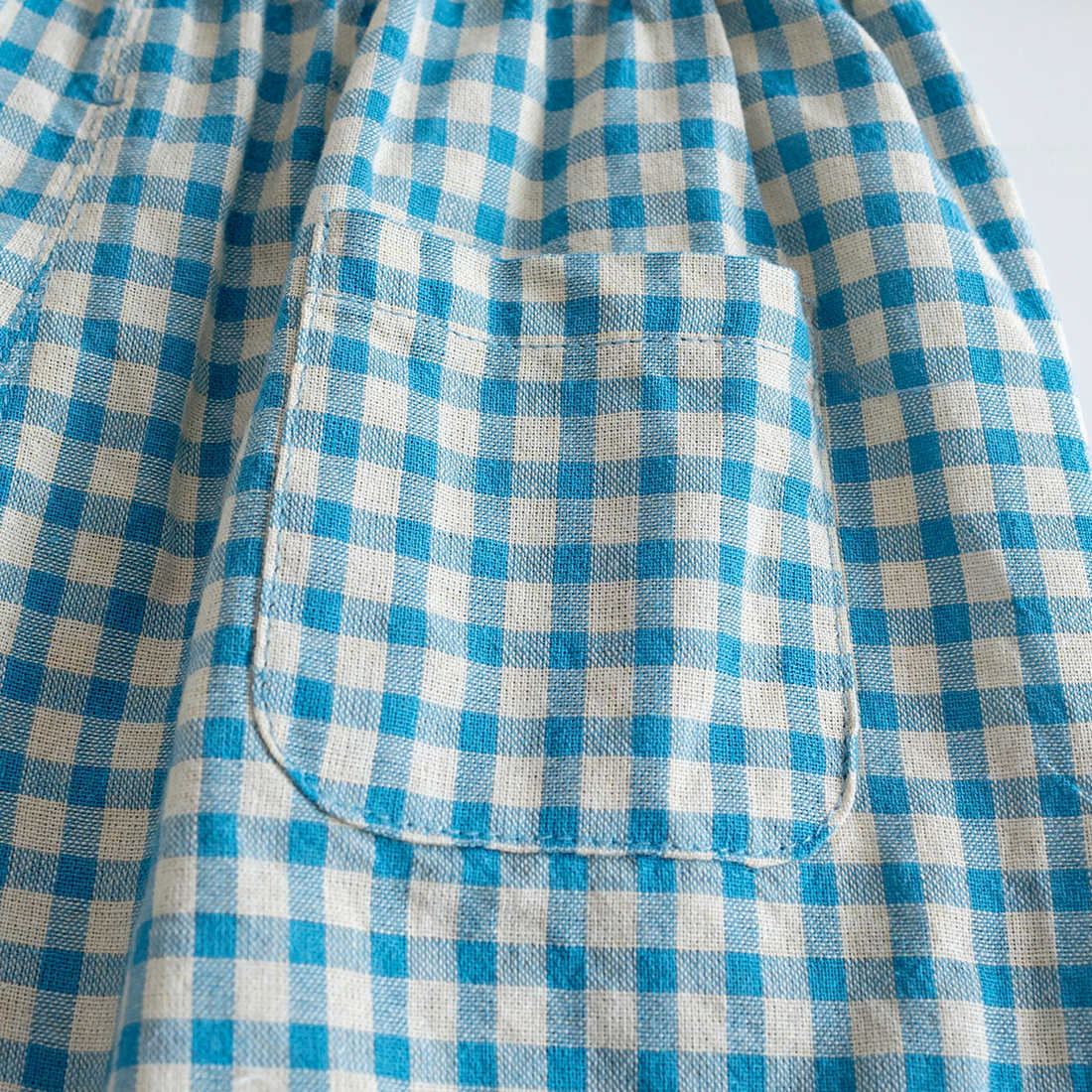 Baby& Kid Plaid Casual Jogger Pants 