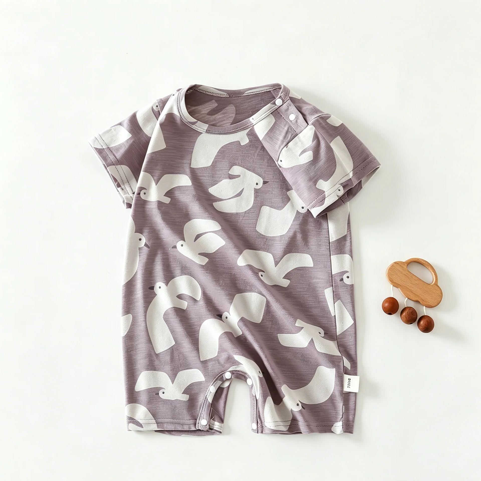 Baby Animal and Strawberry Onesie