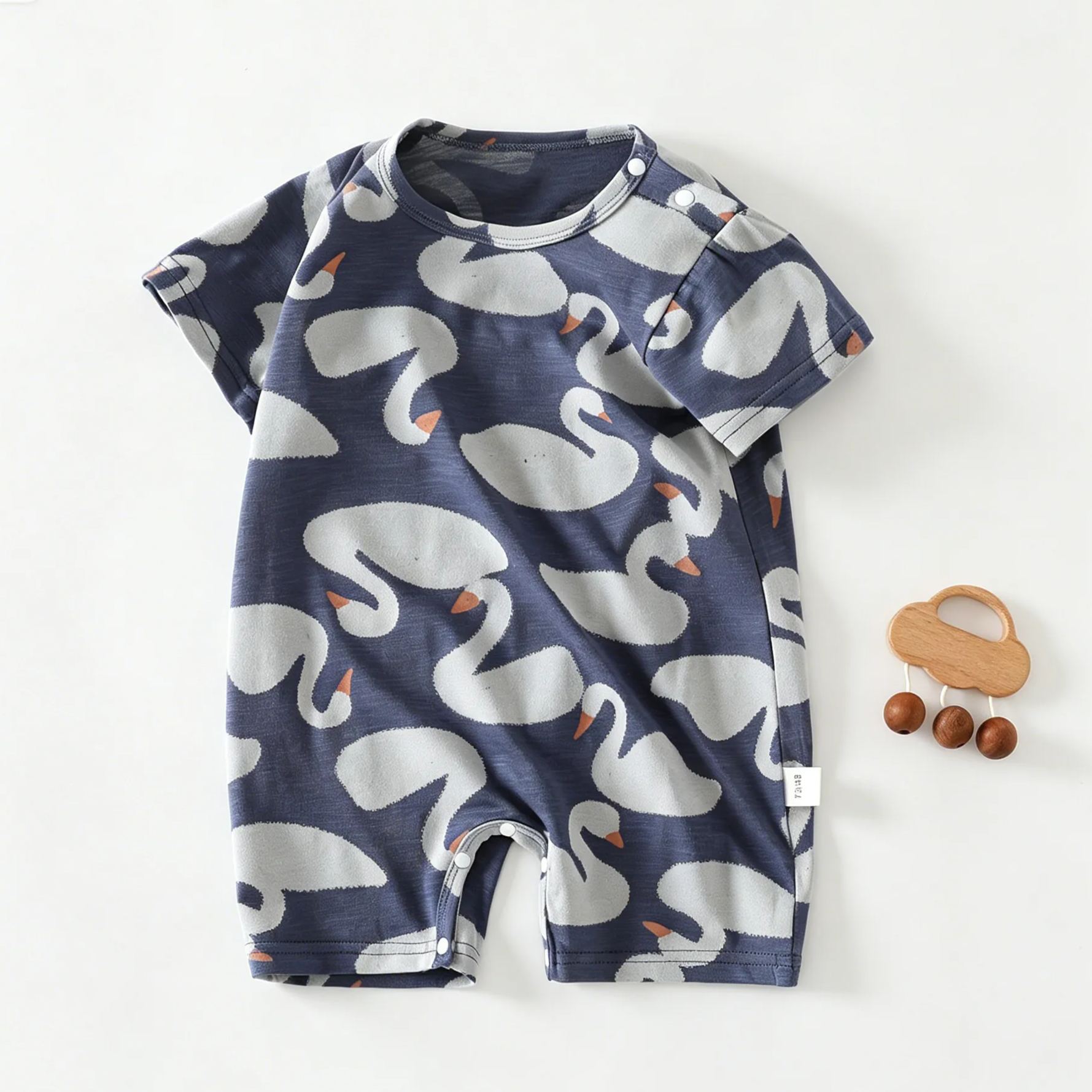 Baby Animal and Strawberry Onesie