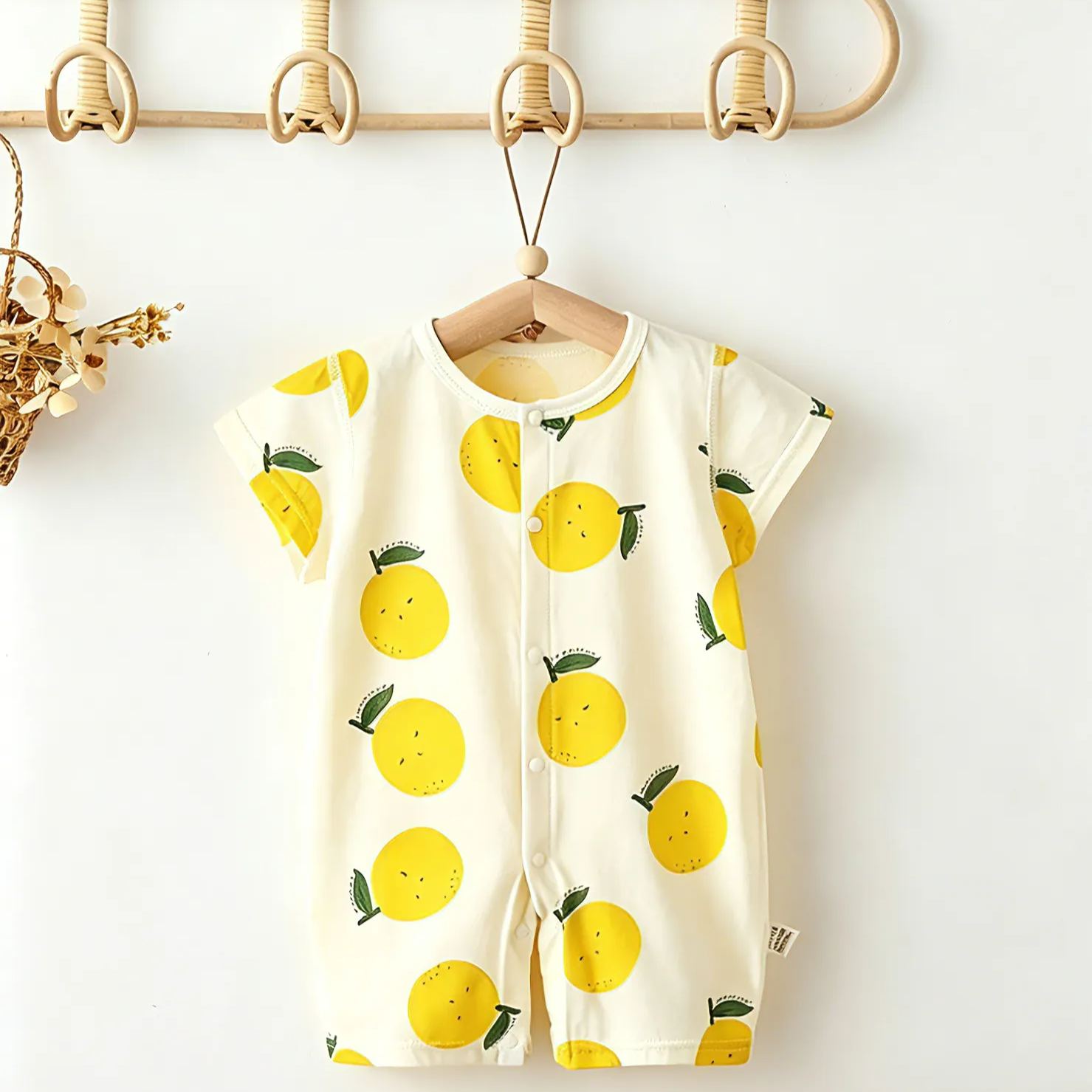 Baby Yellow Tangerine Onesie