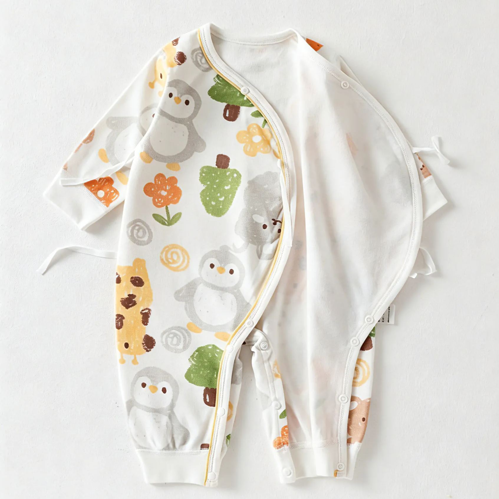 Baby Animal Paradise and Flower Onesie