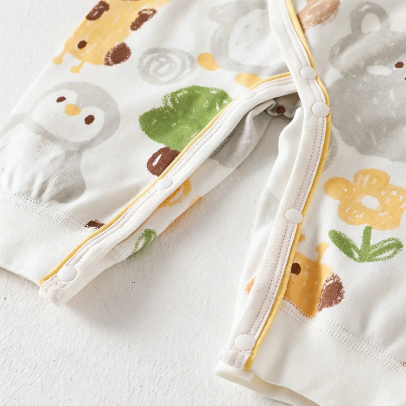 Baby Animal Paradise and Flower Onesie