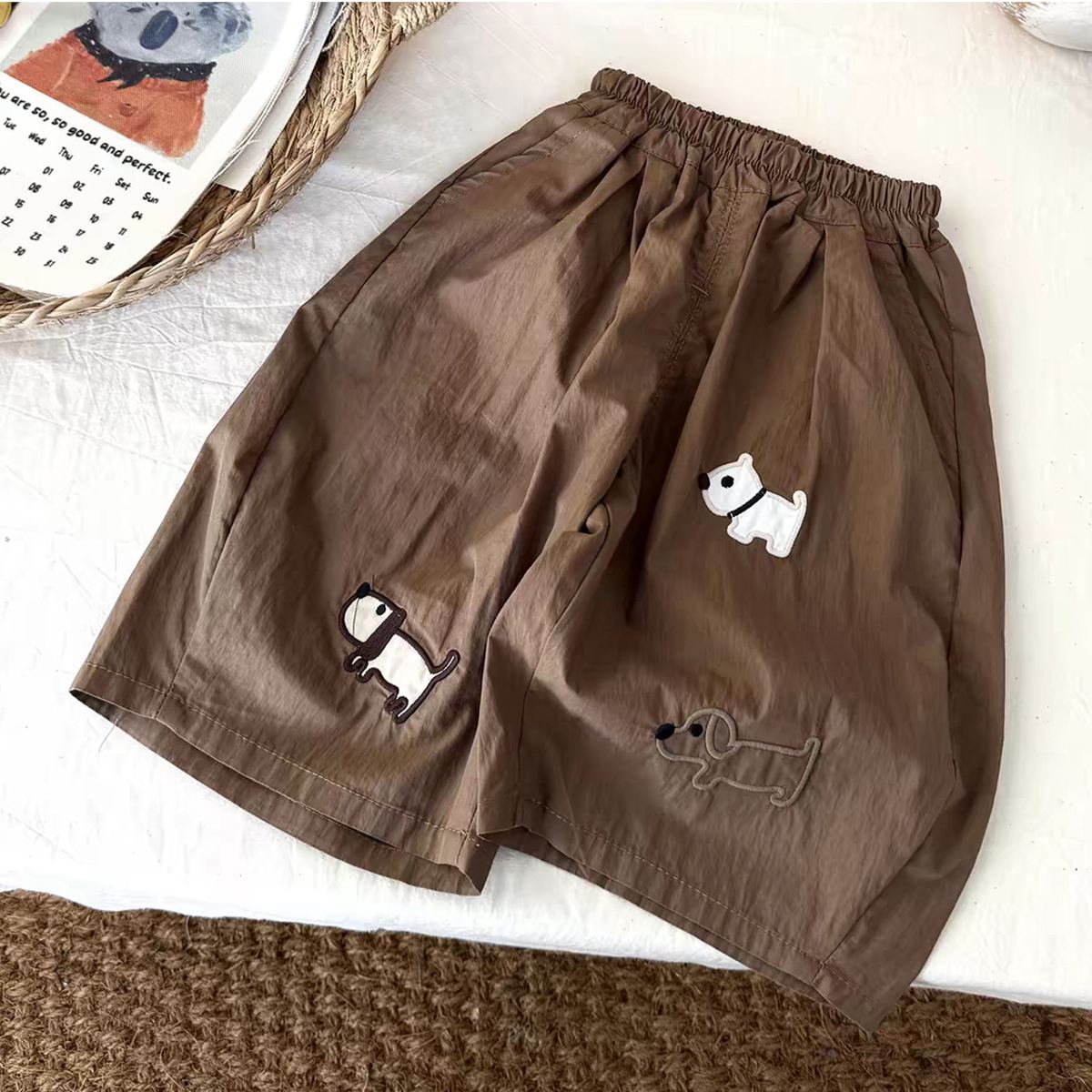 Kids Cute Cartoon Dog Pants