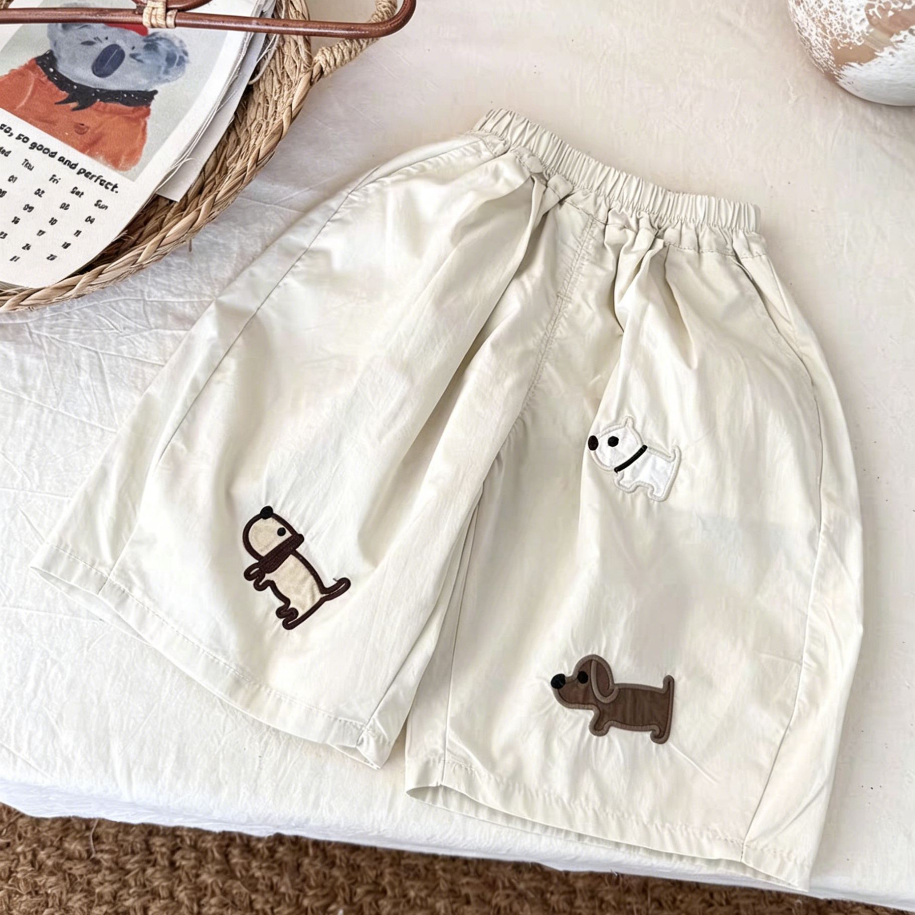 Kids Cute Cartoon Dog Pants