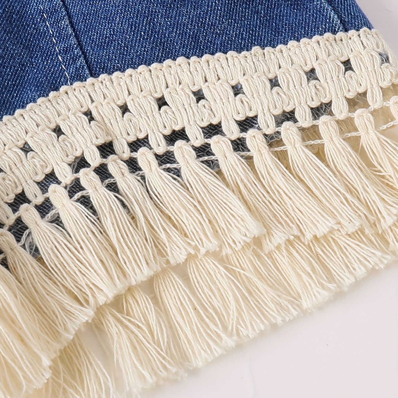 Baby Toddler Su Stripes Vest Top and Denim Shorts Set