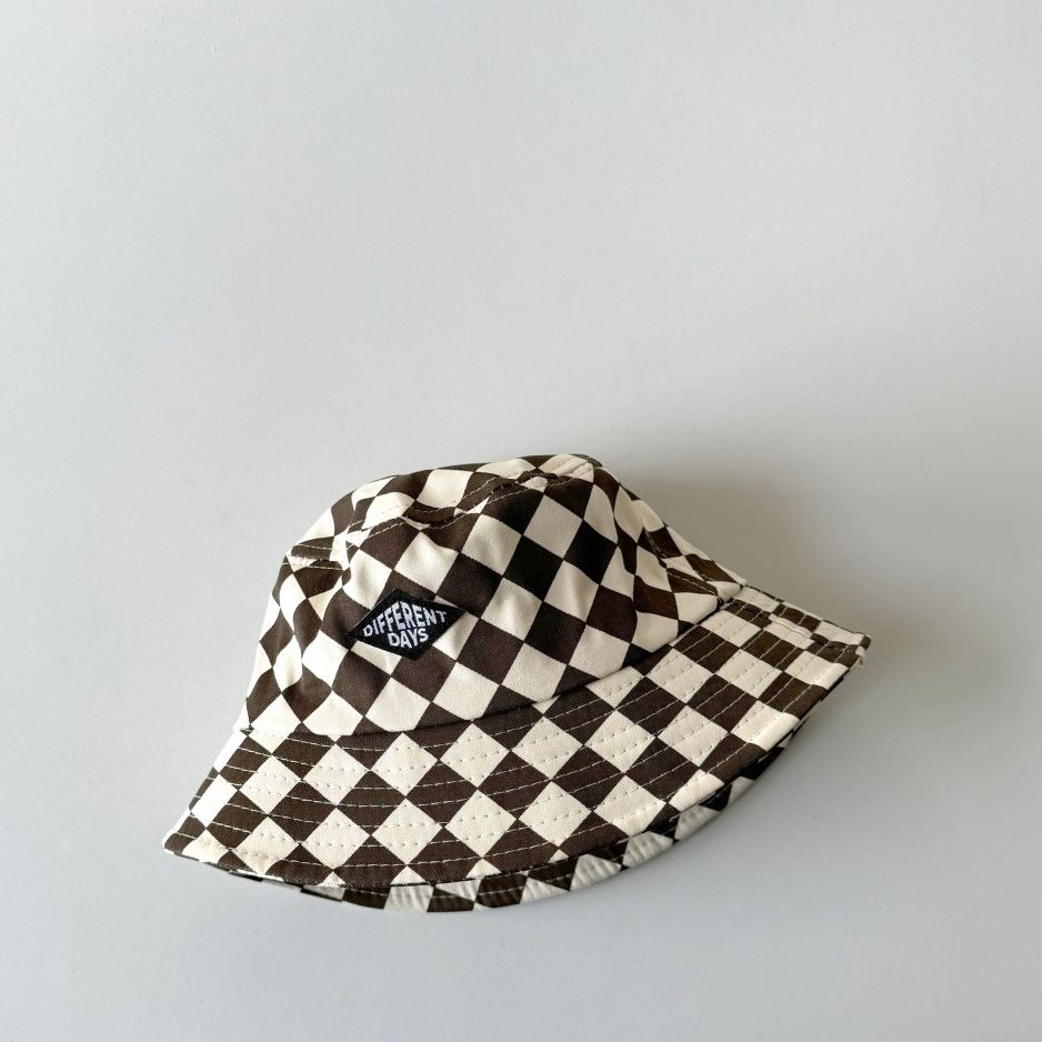 Baby Toddler Checkerboard Bucket Hat