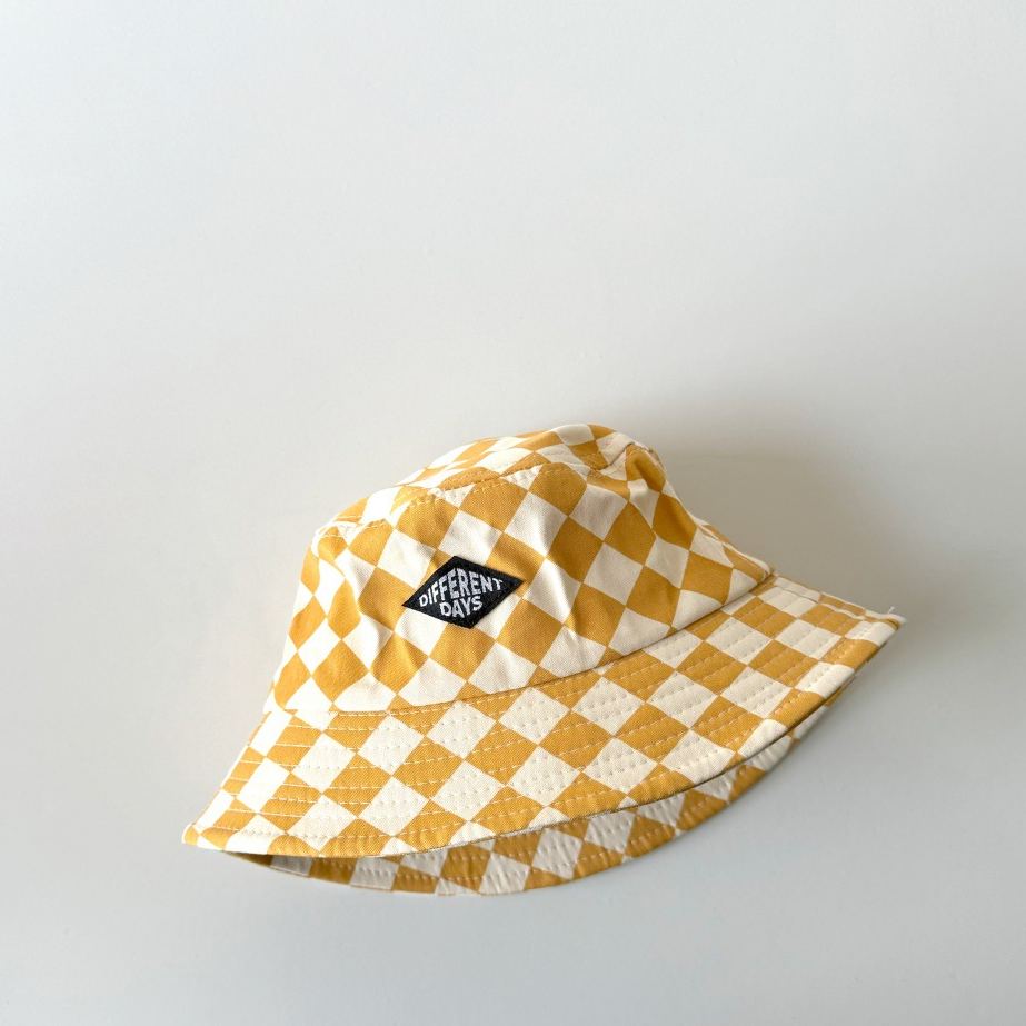 Baby Toddler Checkerboard Bucket Hat