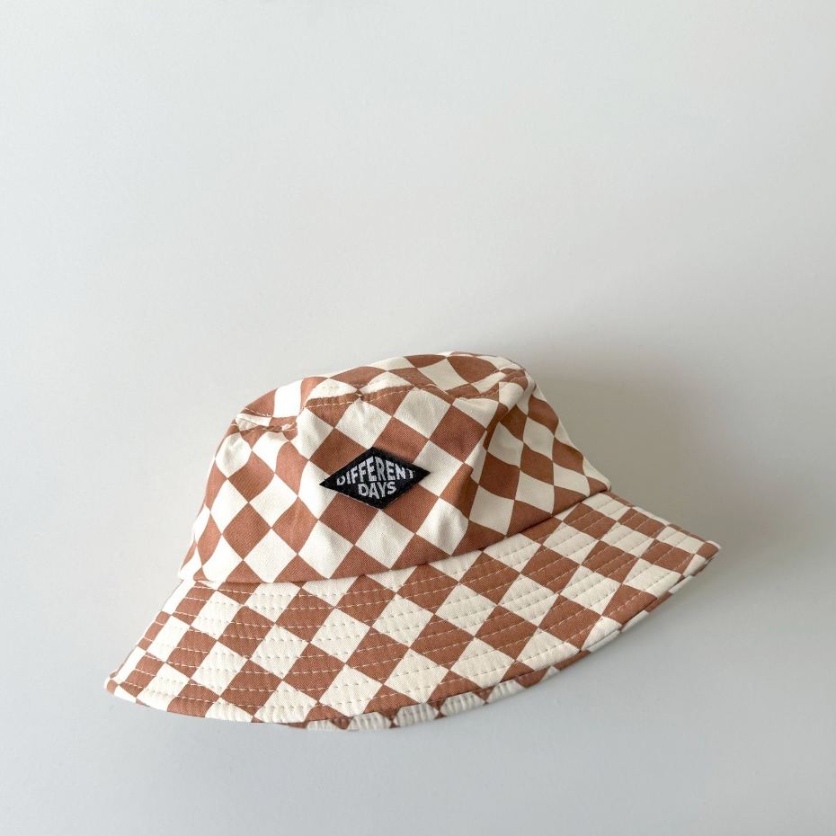 Baby Toddler Checkerboard Bucket Hat