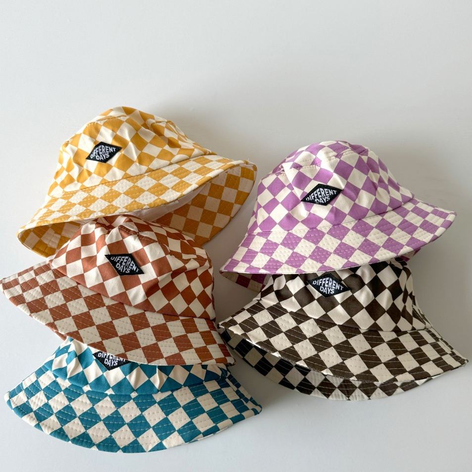 Baby Toddler Checkerboard Bucket Hat