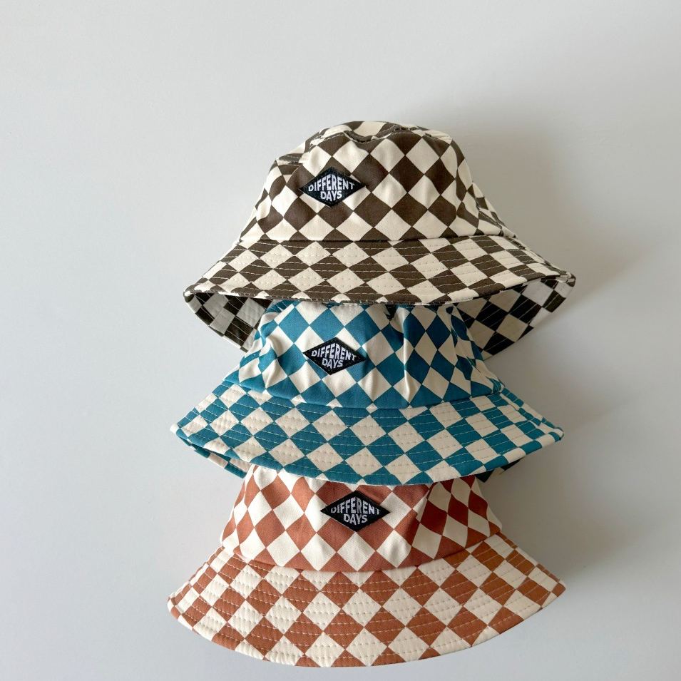 Baby Toddler Checkerboard Bucket Hat