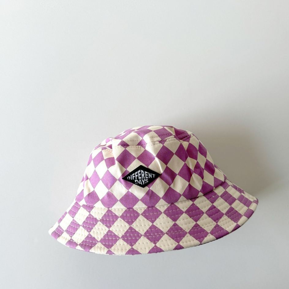 Baby Toddler Checkerboard Bucket Hat