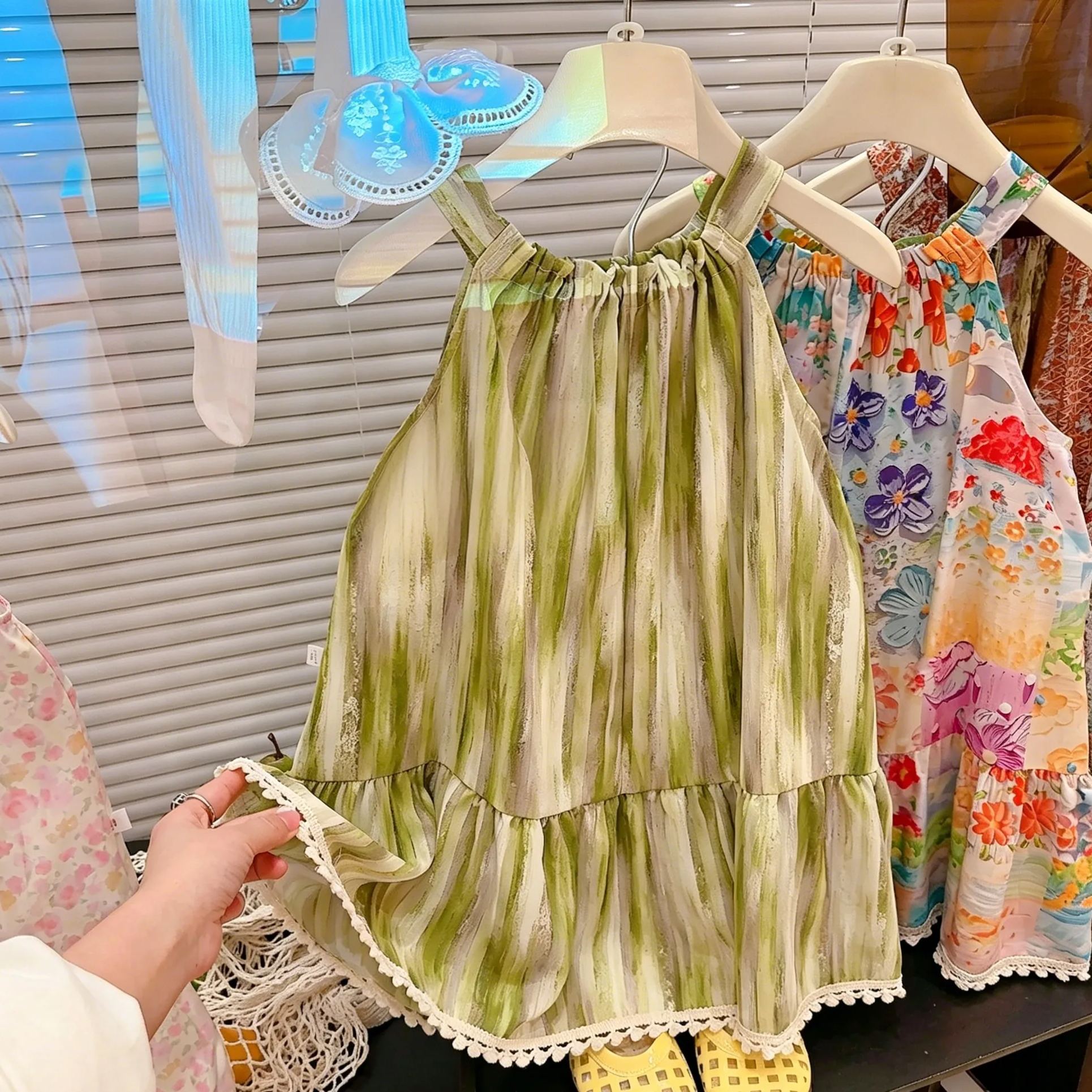 Kids Floral Beach Camisole Dress