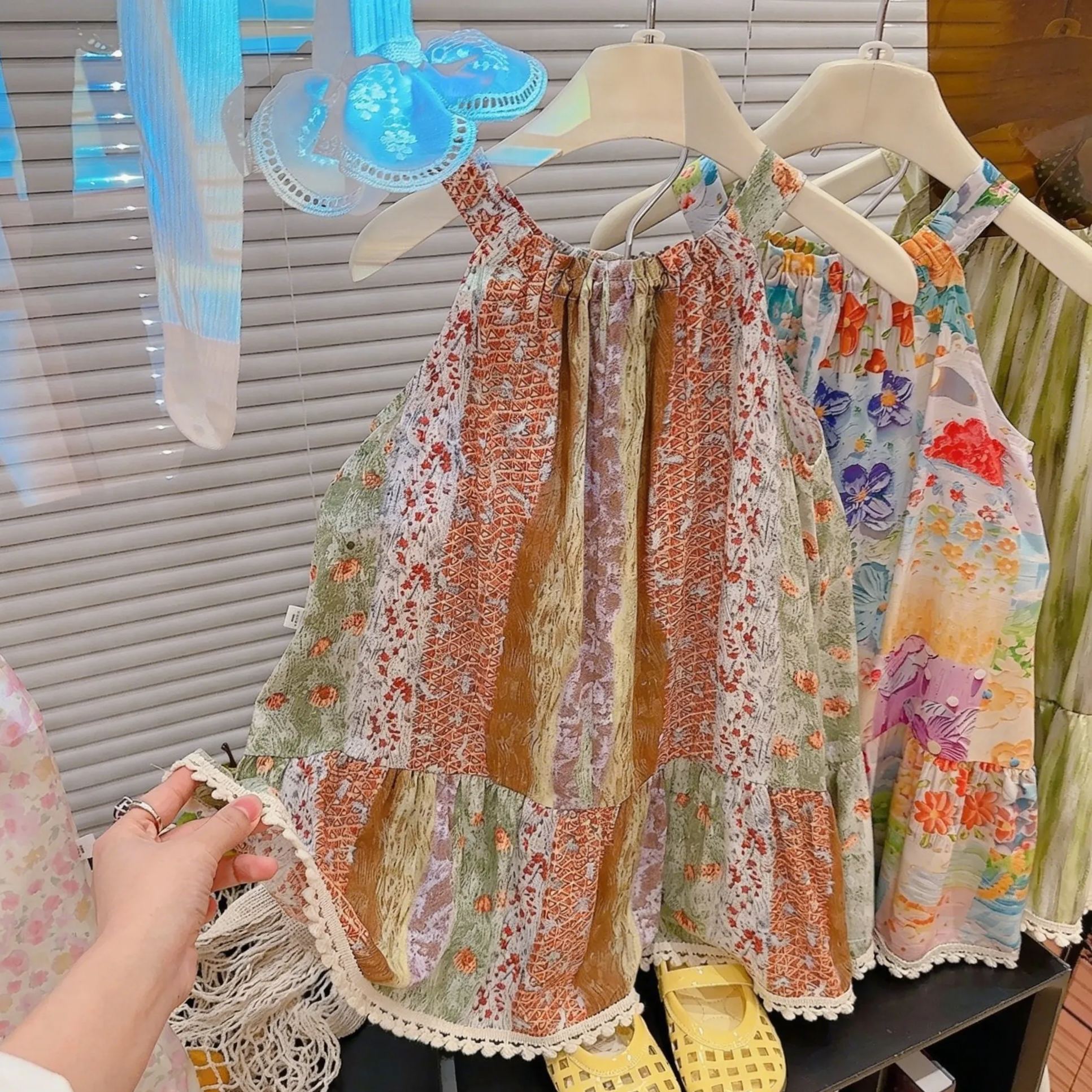 Kids Floral Beach Camisole Dress