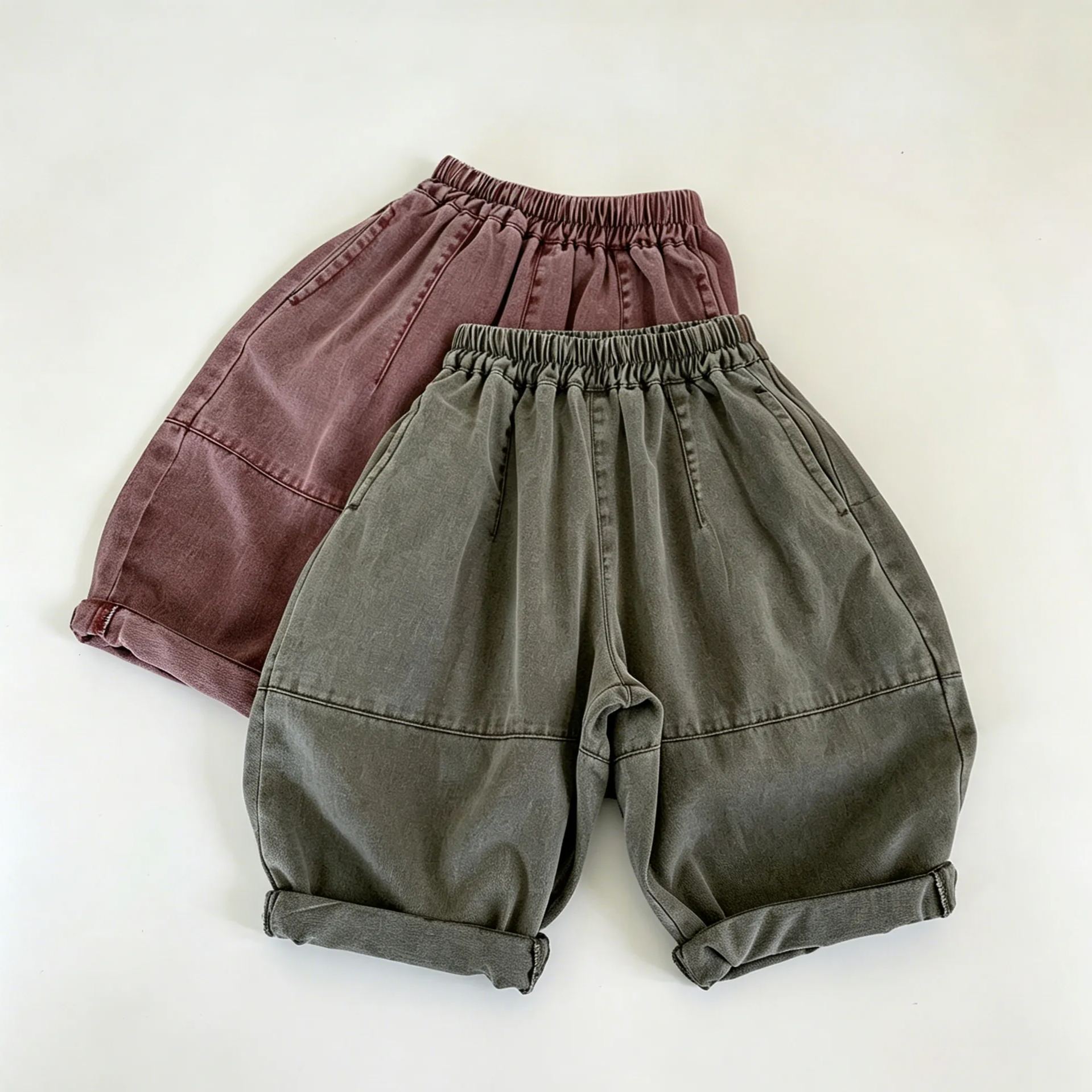 Kids Loose Leisure Denim Pants