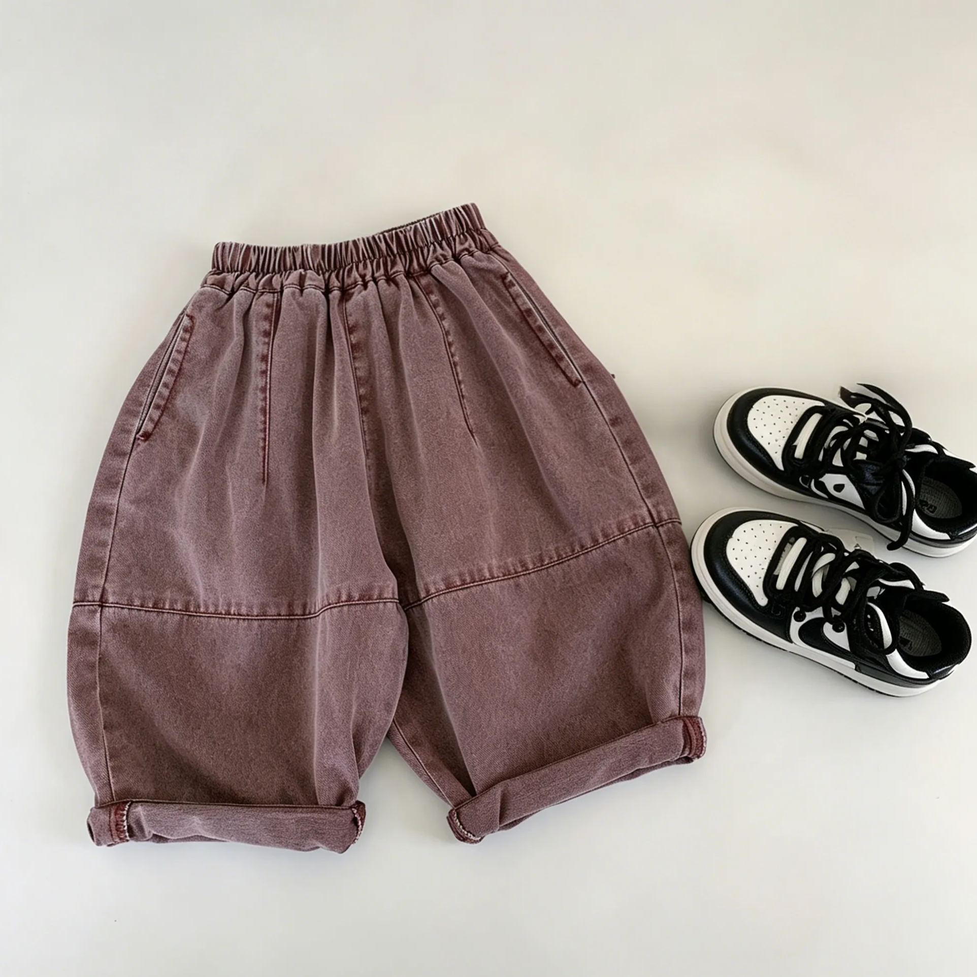Kids Loose Leisure Denim Pants