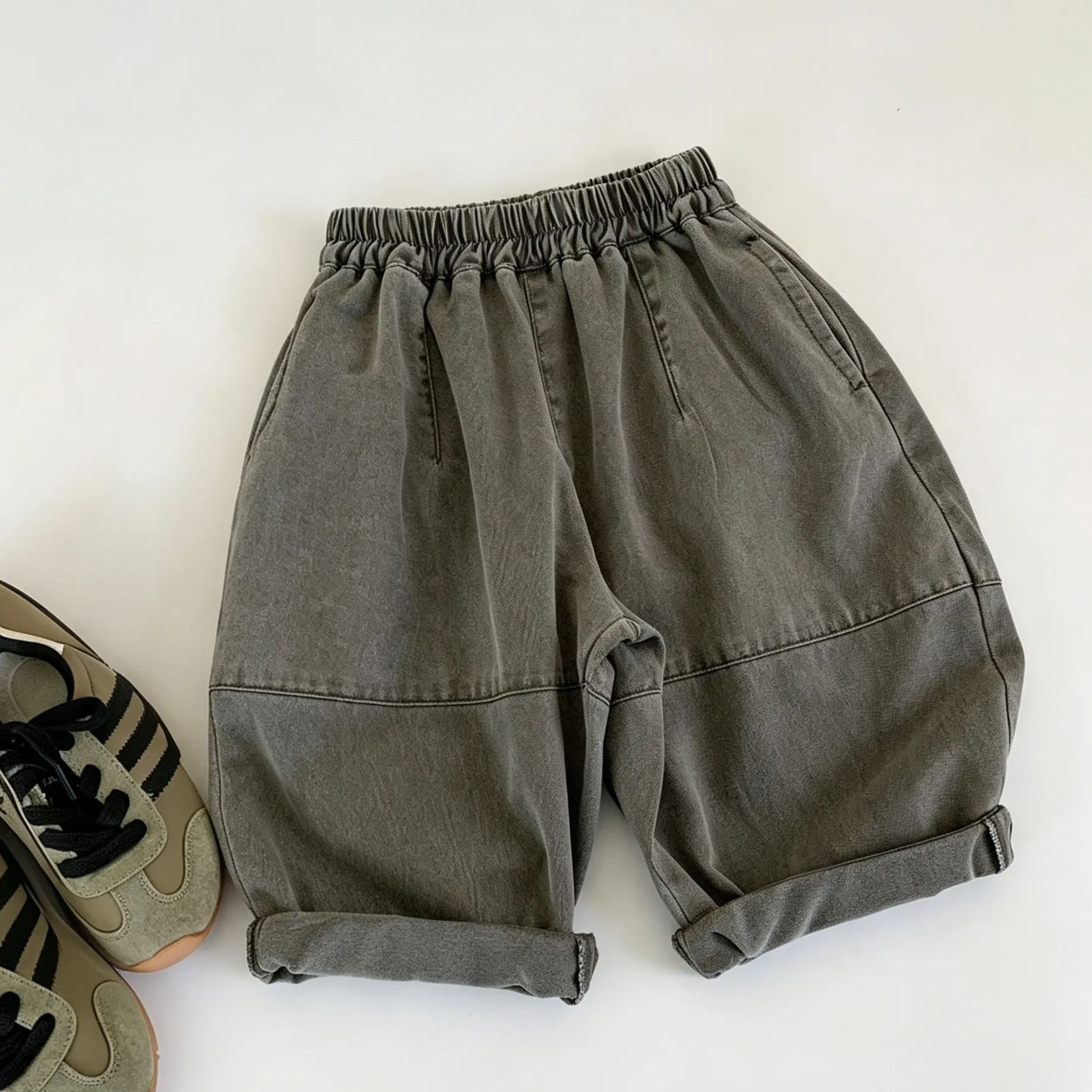 Kids Loose Leisure Denim Pants