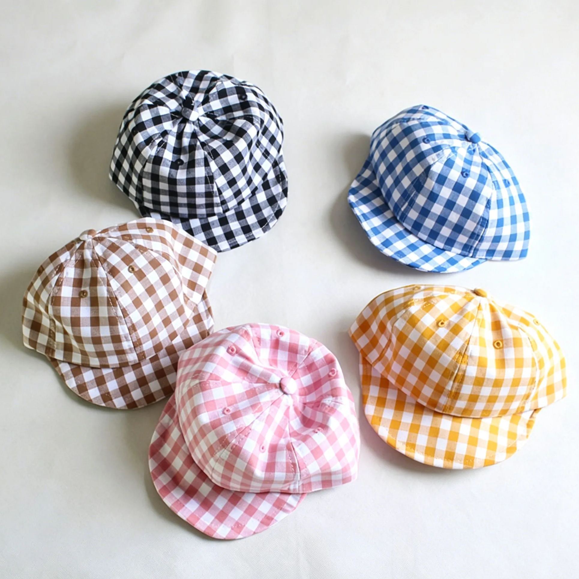 Baby Toddler Checkerboard Baseball Hat