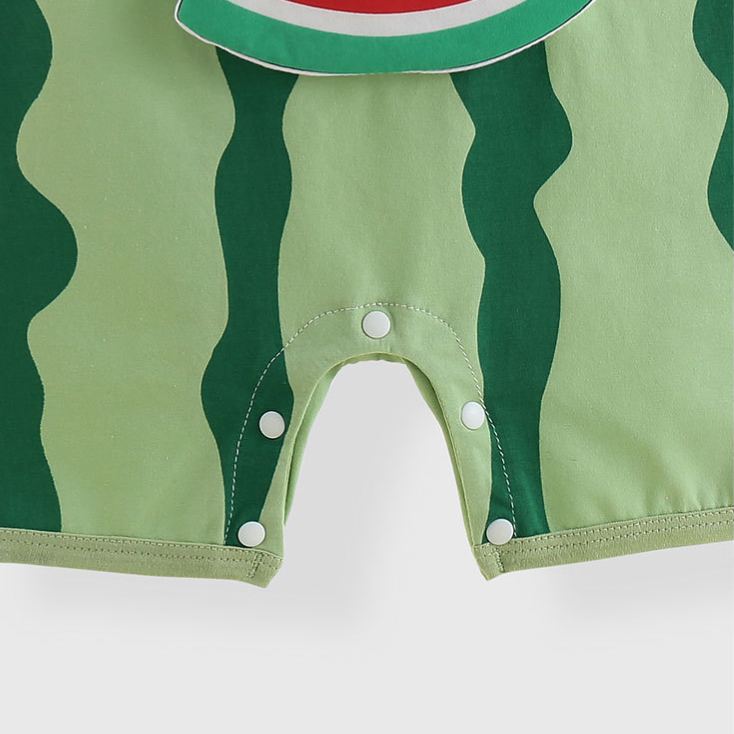 Baby Green Watermelon Sleeveless Onesie