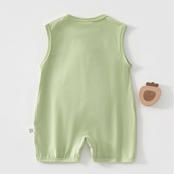 Baby Green Watermelon Sleeveless Onesie