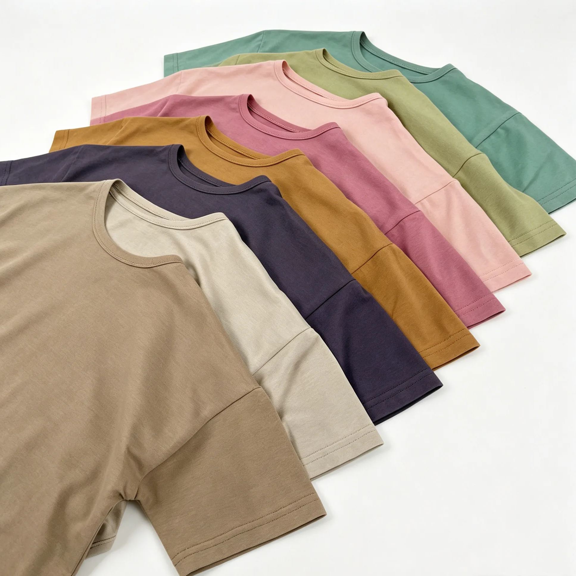 Kids Solid Color T-shirt Top