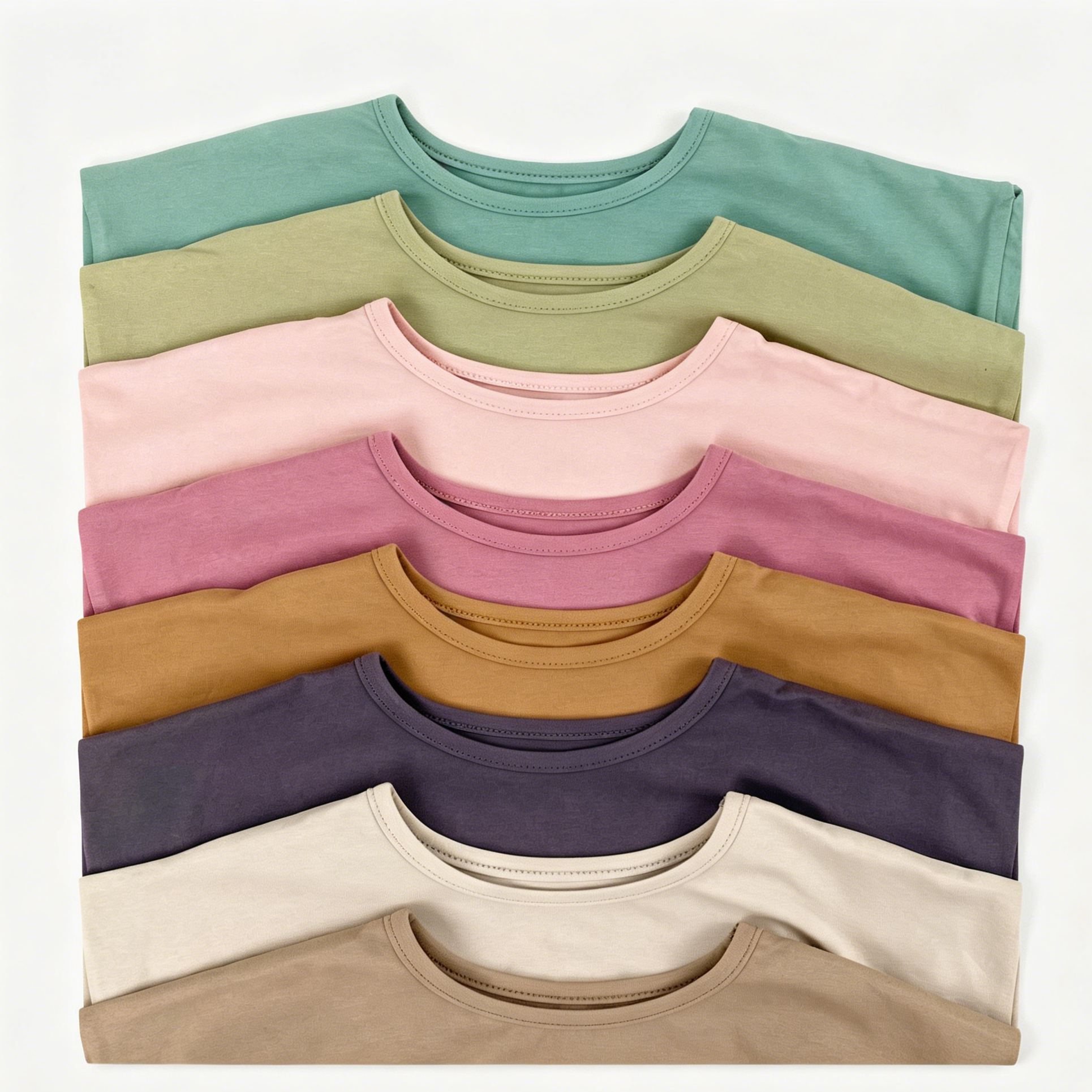 Kids Solid Color T-shirt Top