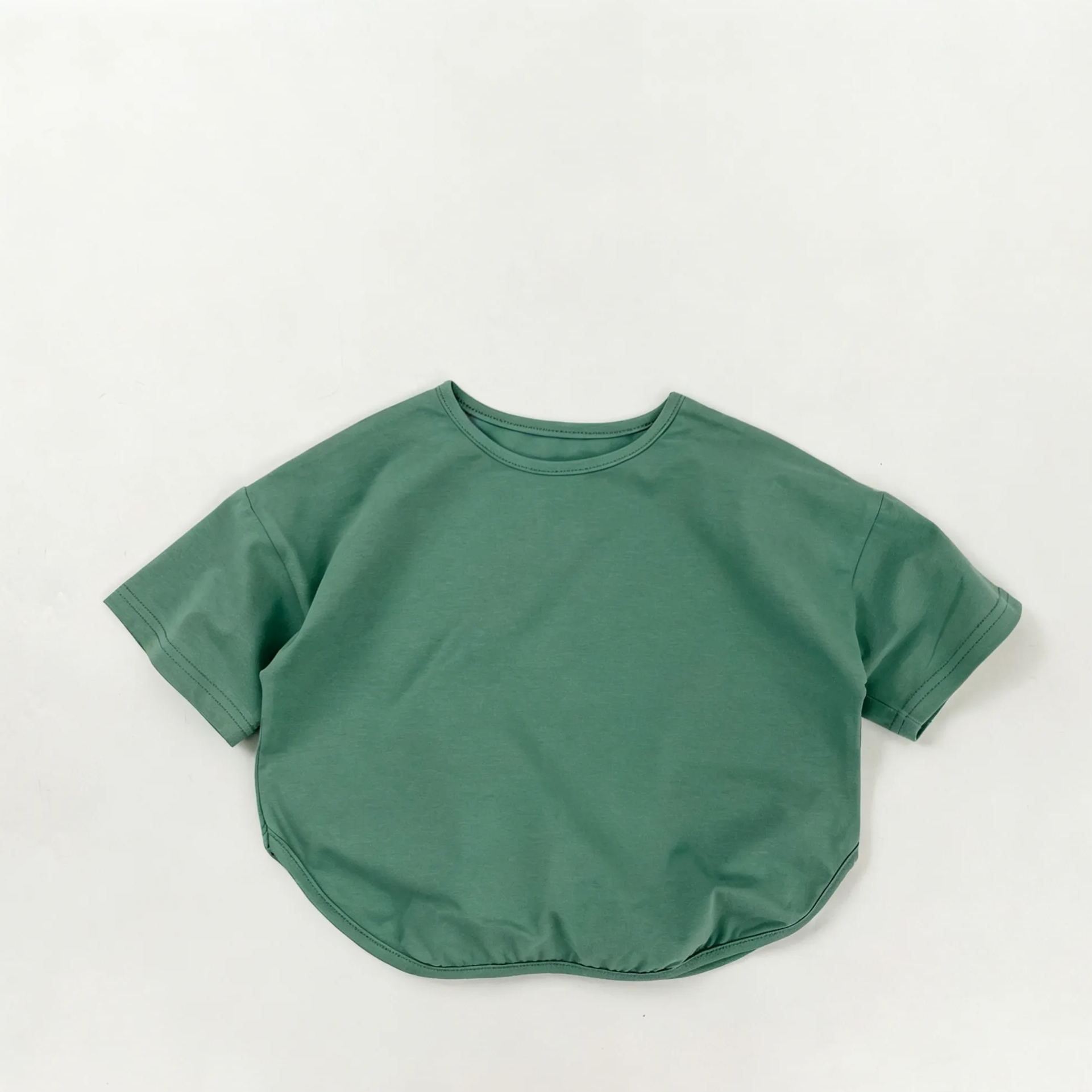 Kids Solid Color T-shirt Top
