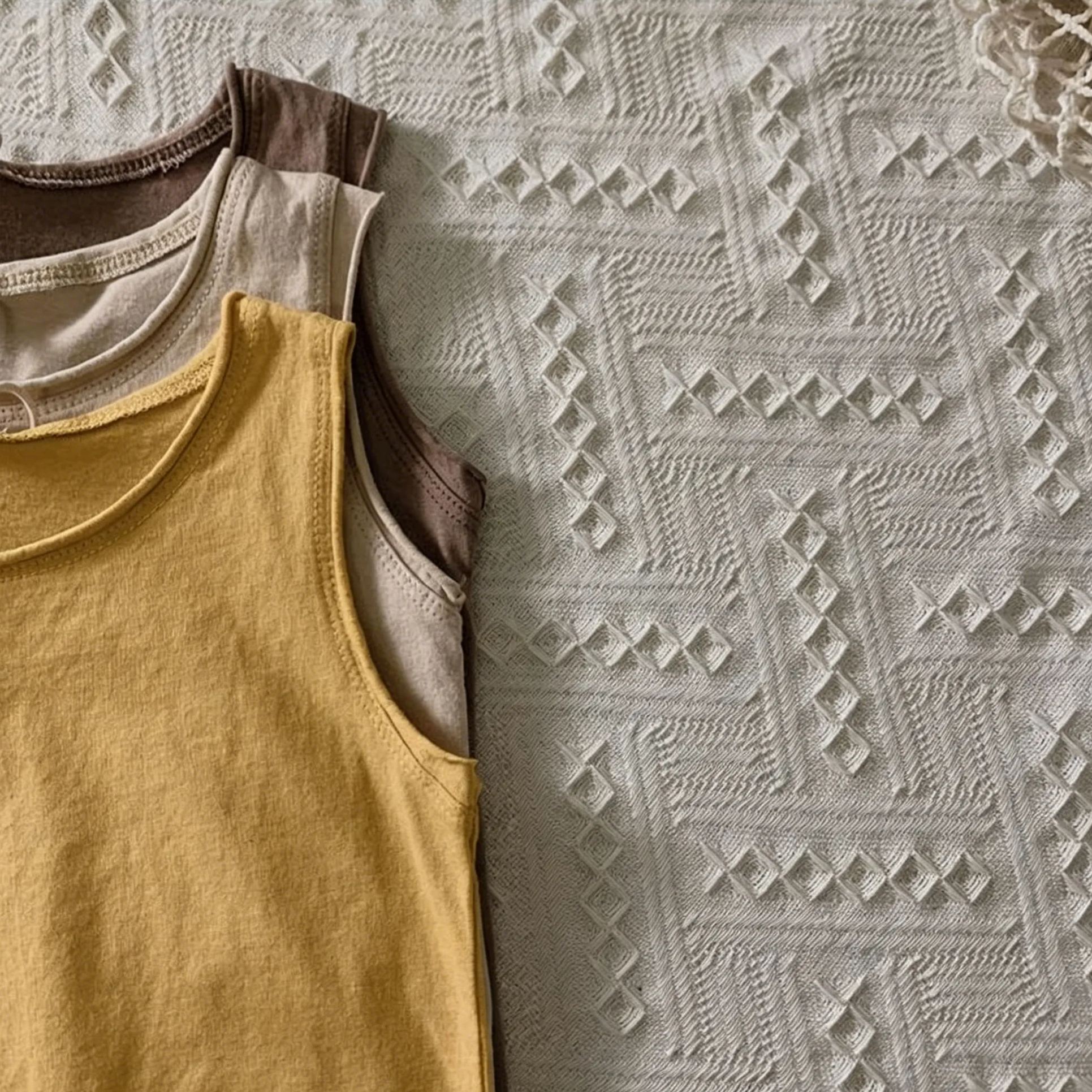 Kids solid color Vest Top