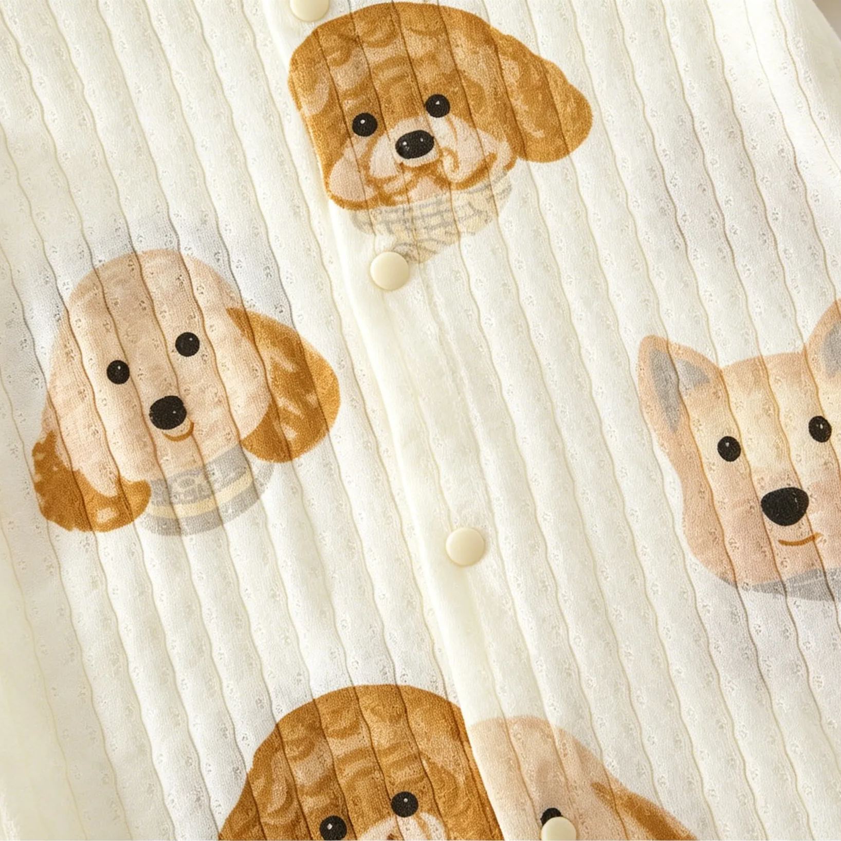 Baby Dog Stripe Onesie