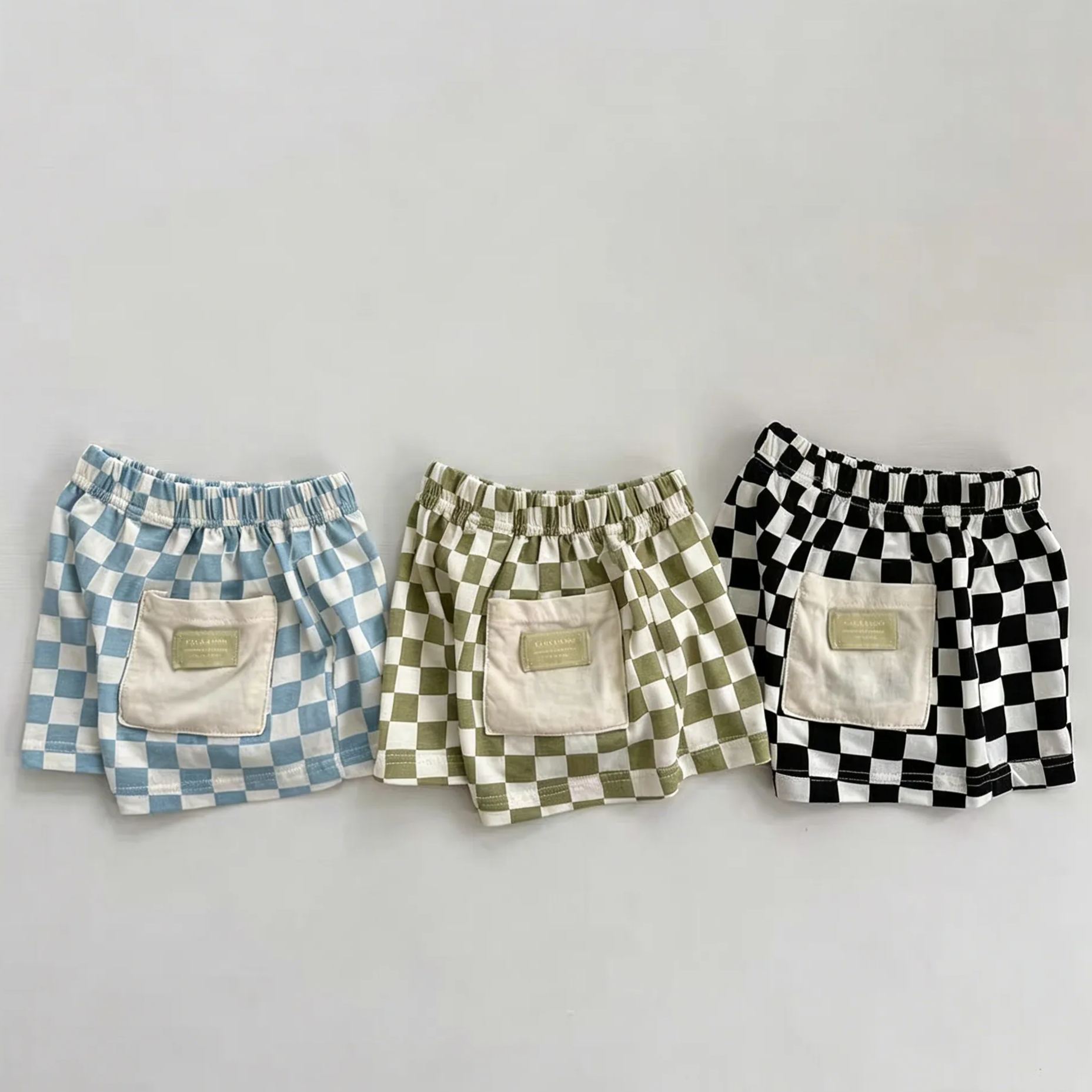 Baby& Kid Checkerboard Shorts