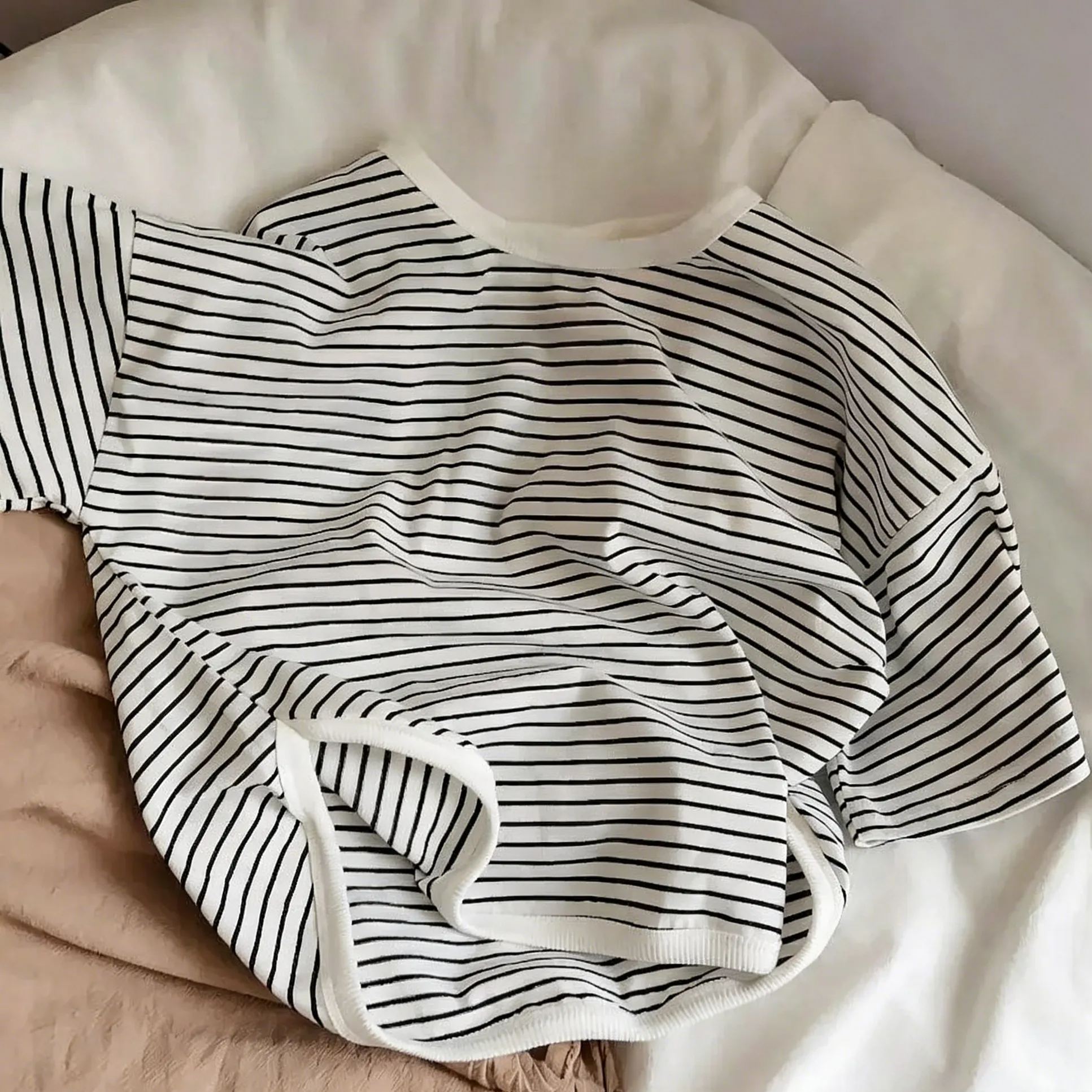 Kids Loose Striped T-shirt