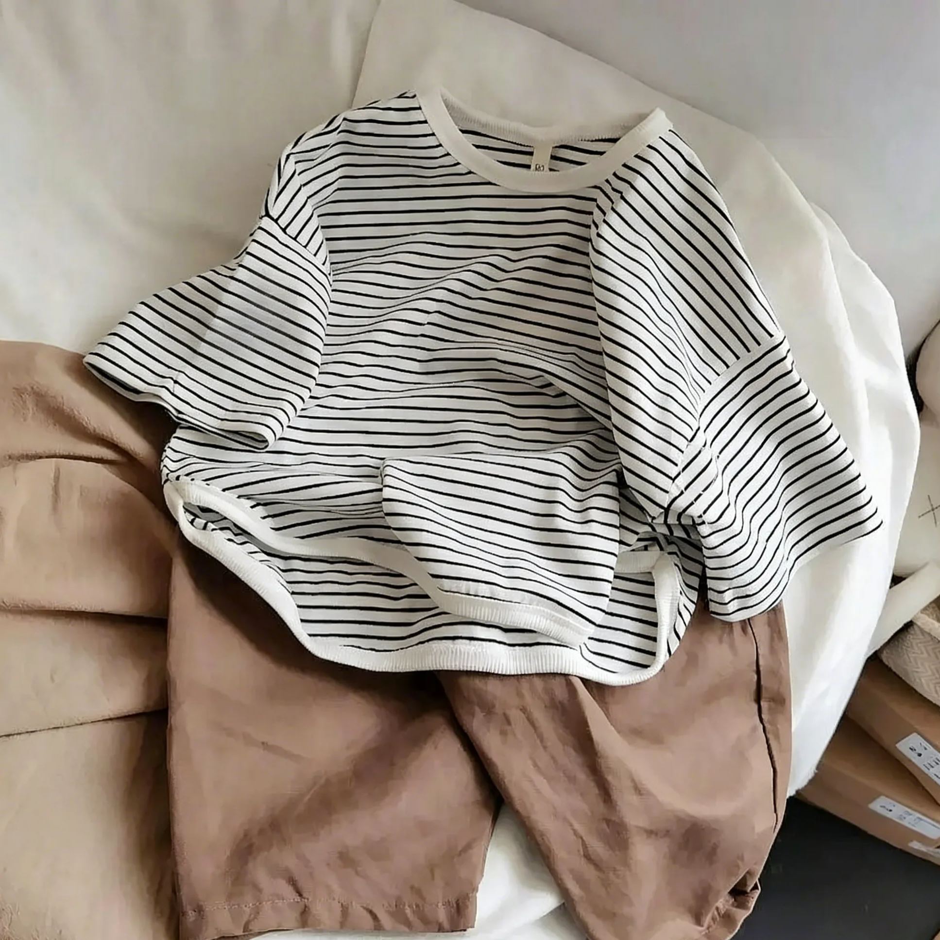 Kids Loose Striped T-shirt