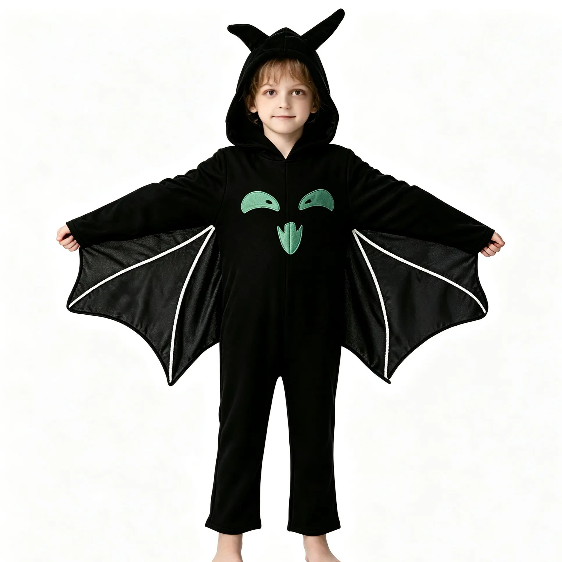 Kids Glow Dark Bat Vampire Halloween Set