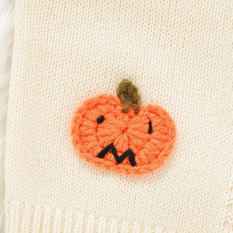 Baby Toddler Halloween Pumpkin Sweater Cardigan