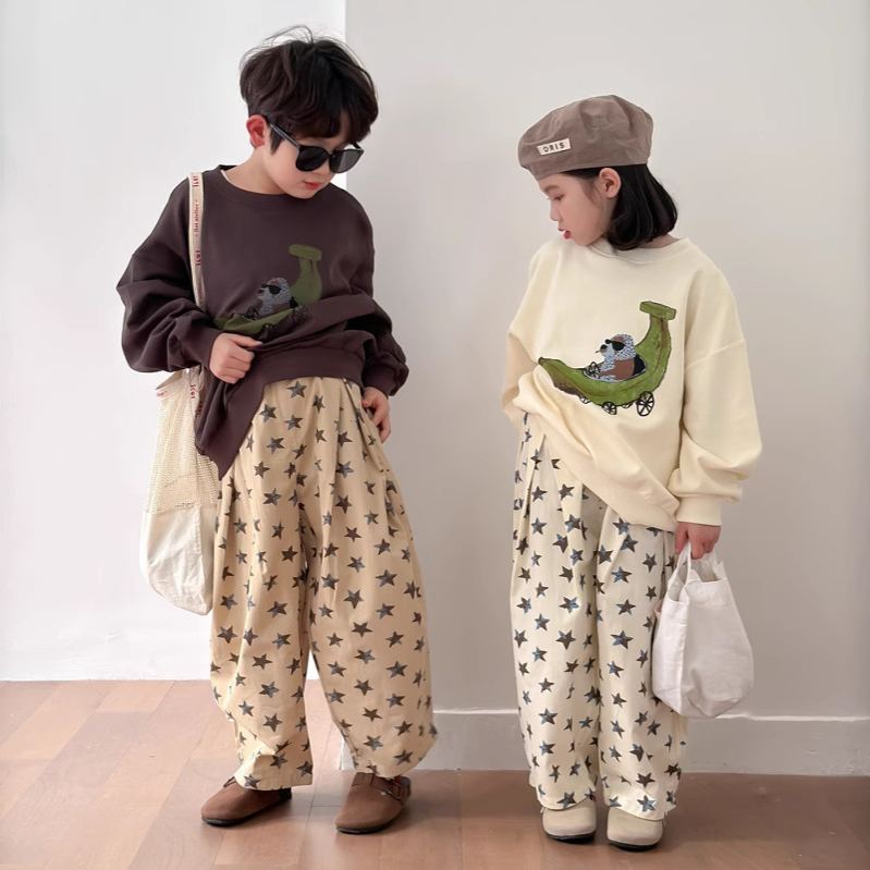 Kids All Over Print Stars Loose Pants