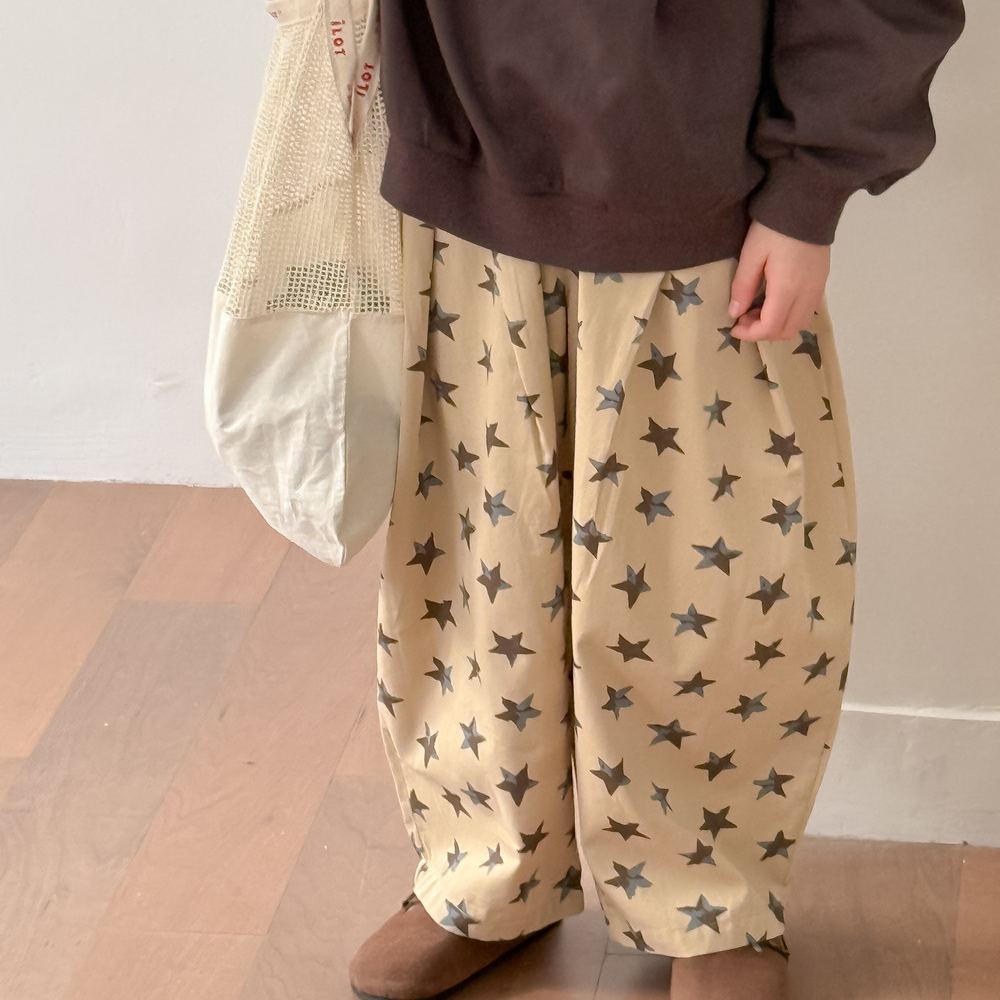 Kids All Over Print Stars Loose Pants