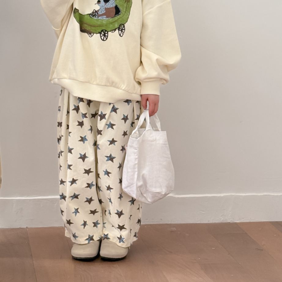 Kids All Over Print Stars Loose Pants