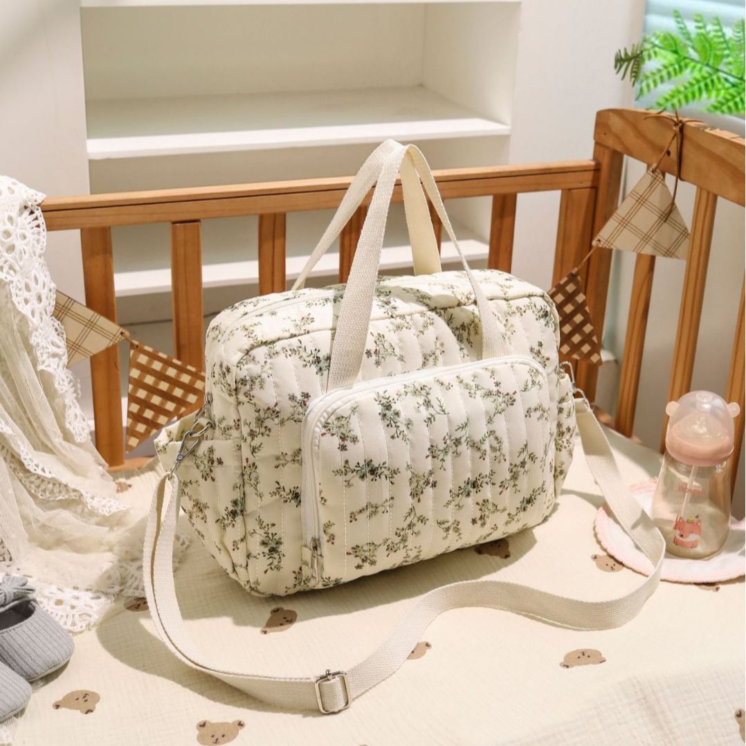 [Copy]Mama and Me Large Capacity Little Bear Embroidery Handbag