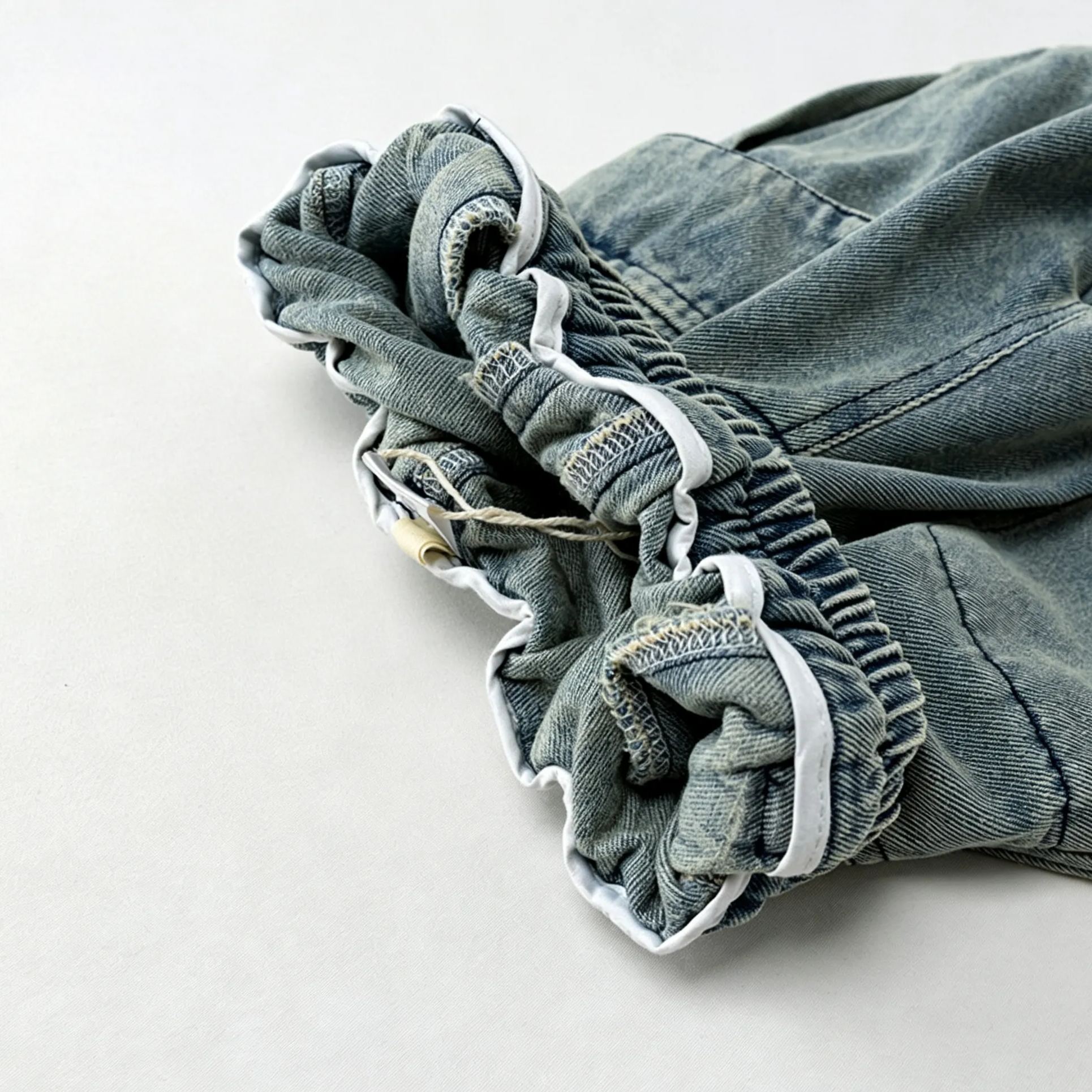 Kids Vintage Denim Cargo Pants