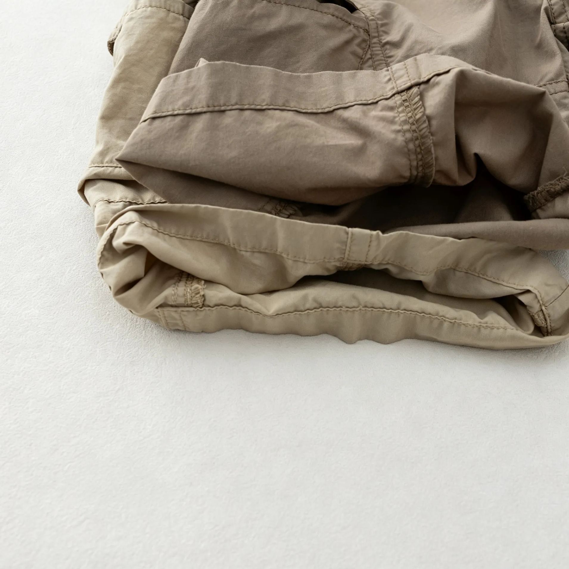 Kids Solid Color Loose Fitting Cargo Pants